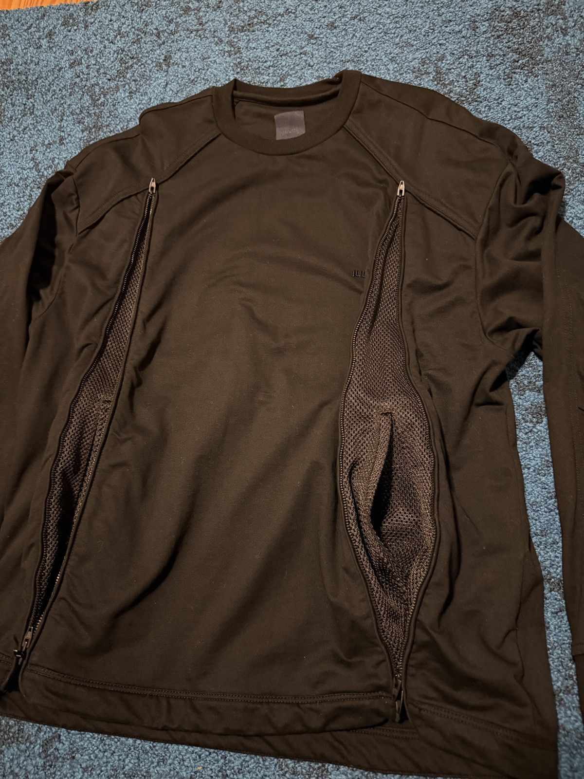 Juun.J Juun J Black Panel Sweatshirt Size US M / EU 48-50 / 2 - 6 Thumbnail