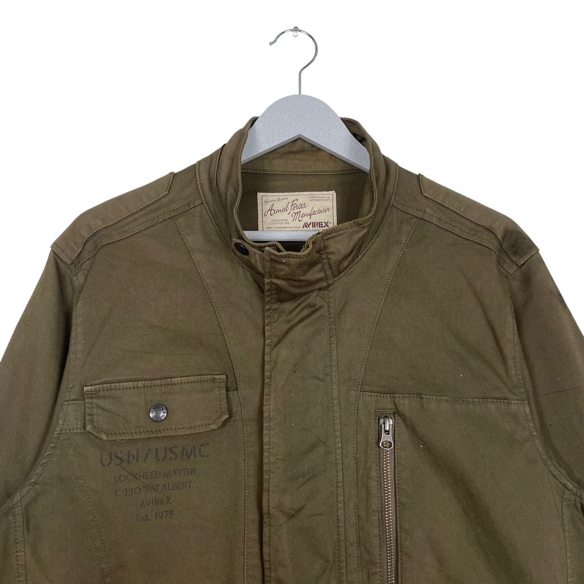 Avirex 💥AVIREX TYPE A2 MODERN BOMBER JACKET Size US M / EU 48-50 / 2 - 3 Thumbnail