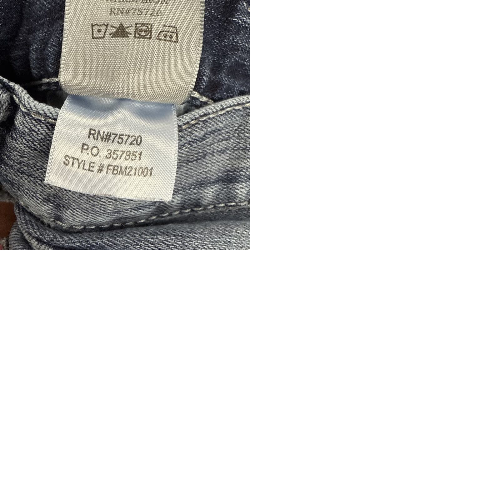 Vintage BKE Womens Jeans Aiden Boot Cut Blue Denim Distressed Low Rise 27S Short Size 27" / US 4 / IT 40 - 9 Thumbnail
