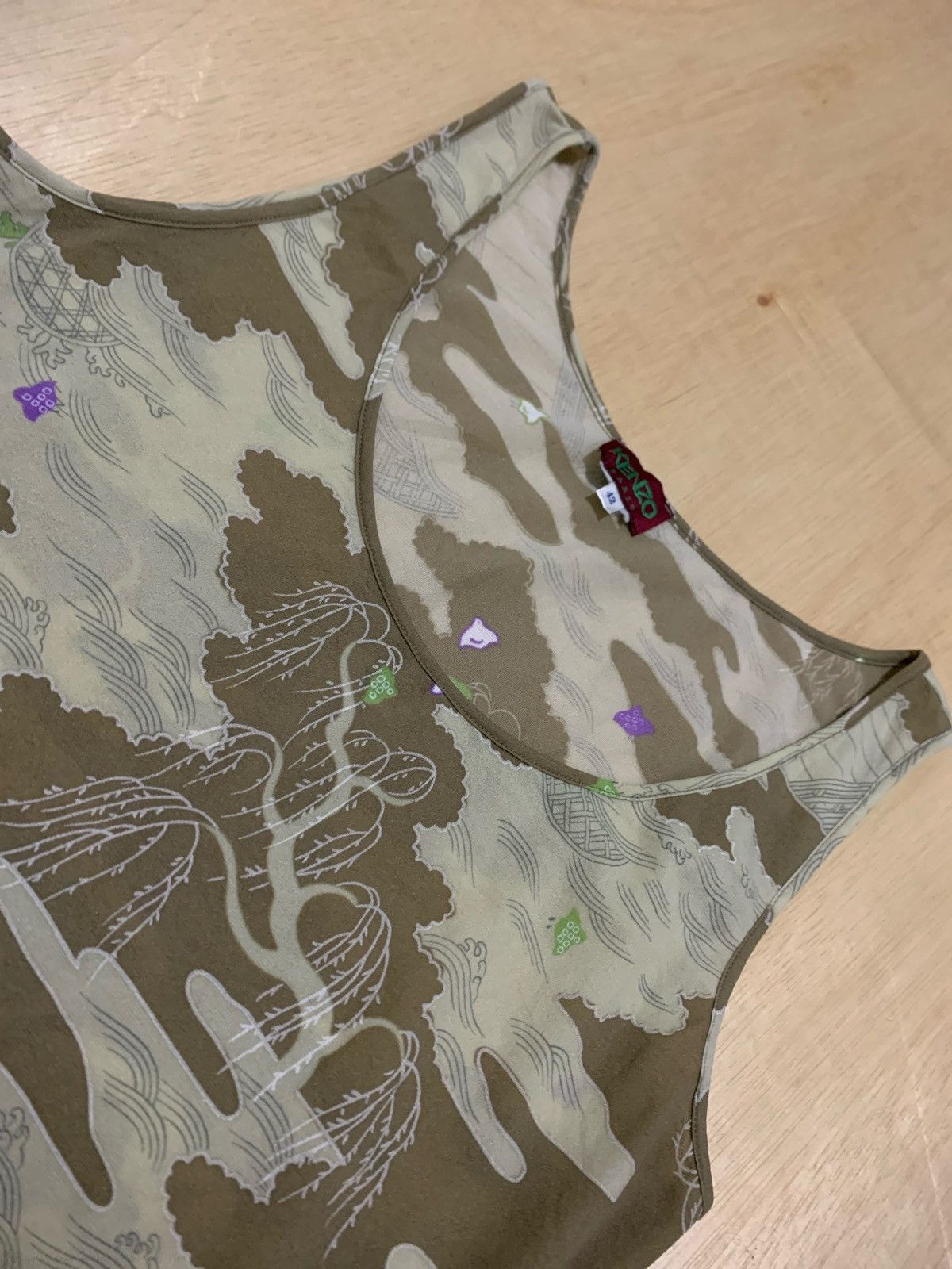 Japanese Brand × Kenzo × Vintage Vintage Kenzo Paris Tank tops Size M / US 6-8 / IT 42-44 - 2 Thumbnail
