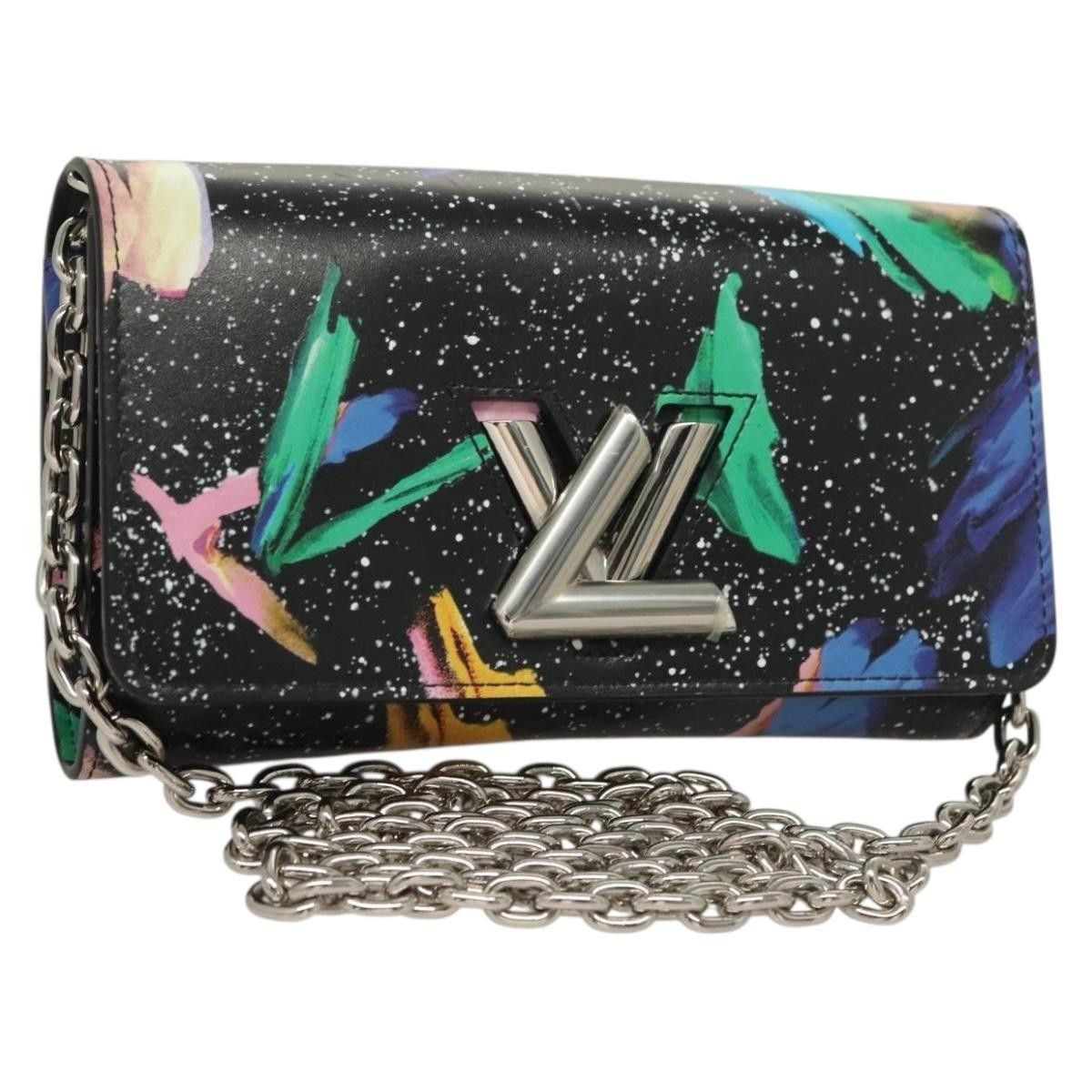 Louis Vuitton Louis Vuitton Twist Chain Wallet Limited Edition Printed Leather Size ONE SIZE - 1 Thumbnail
