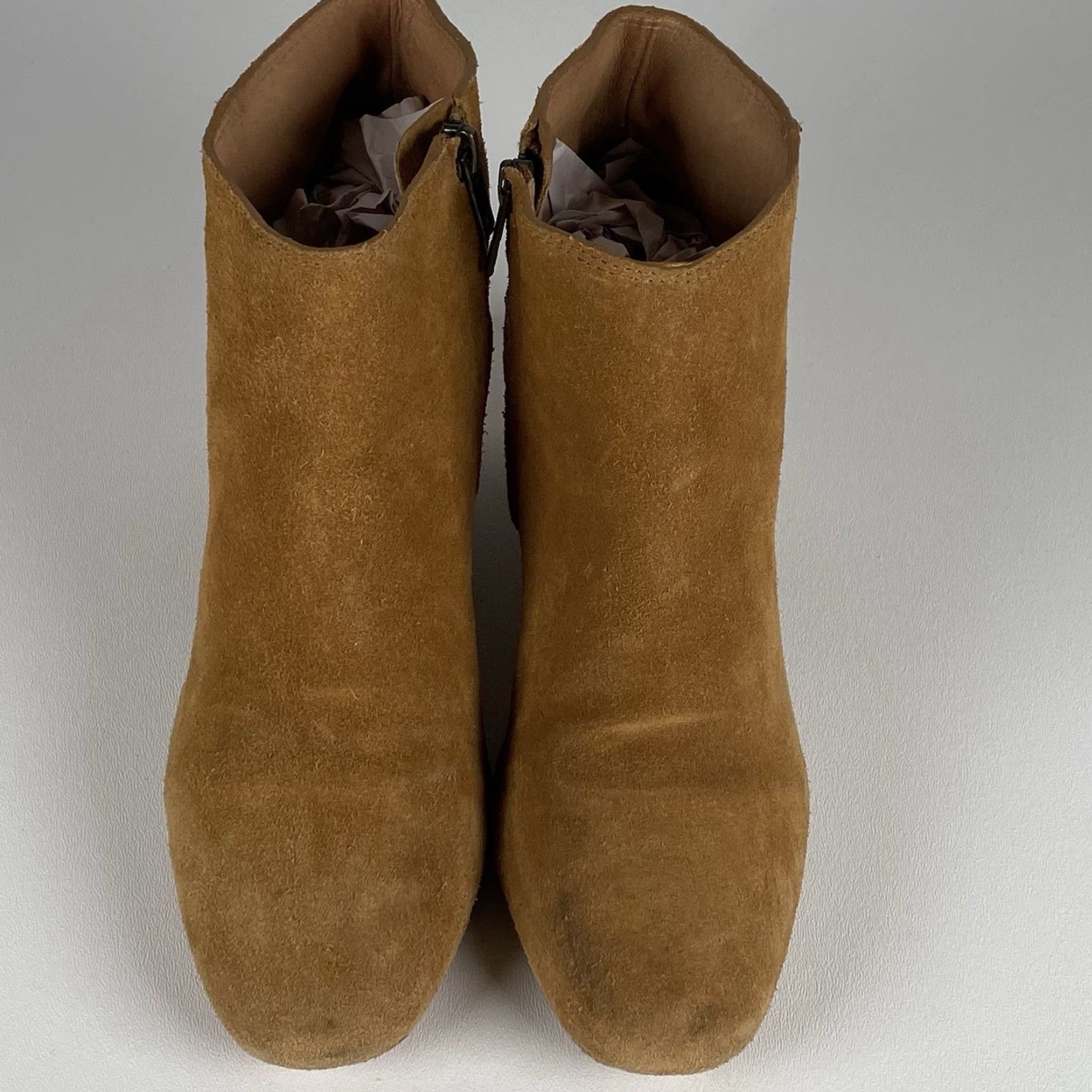 Madewell Madewell The Lucien Boot in Suede Bronzed Birch G0422 Ankle Boots Women’s Sz 8.5 Size US 9 / IT 39 - 2 Thumbnail