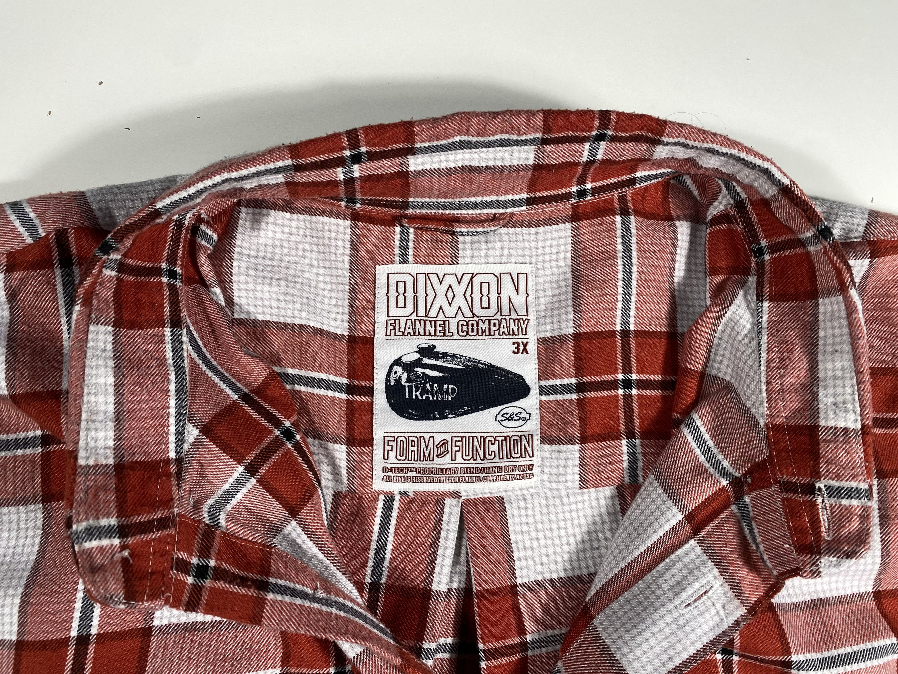 Dixxon DIXXON Flannel Co. "Tramp" D-Tech Plaid Flannel Shirt Size US XXL / EU 58 / 5 - 6 Thumbnail