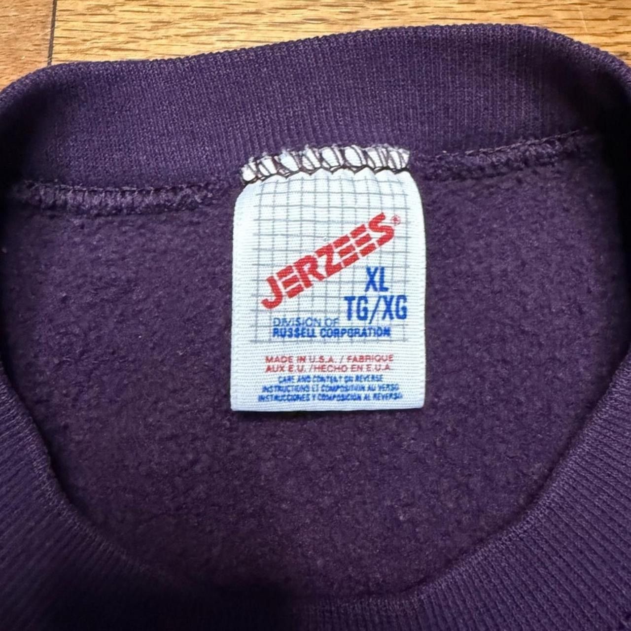 Other Vintage 90s Jerzees Blank Crewneck Sweatshirt Size US XL / EU 56 / 4 - 3 Thumbnail