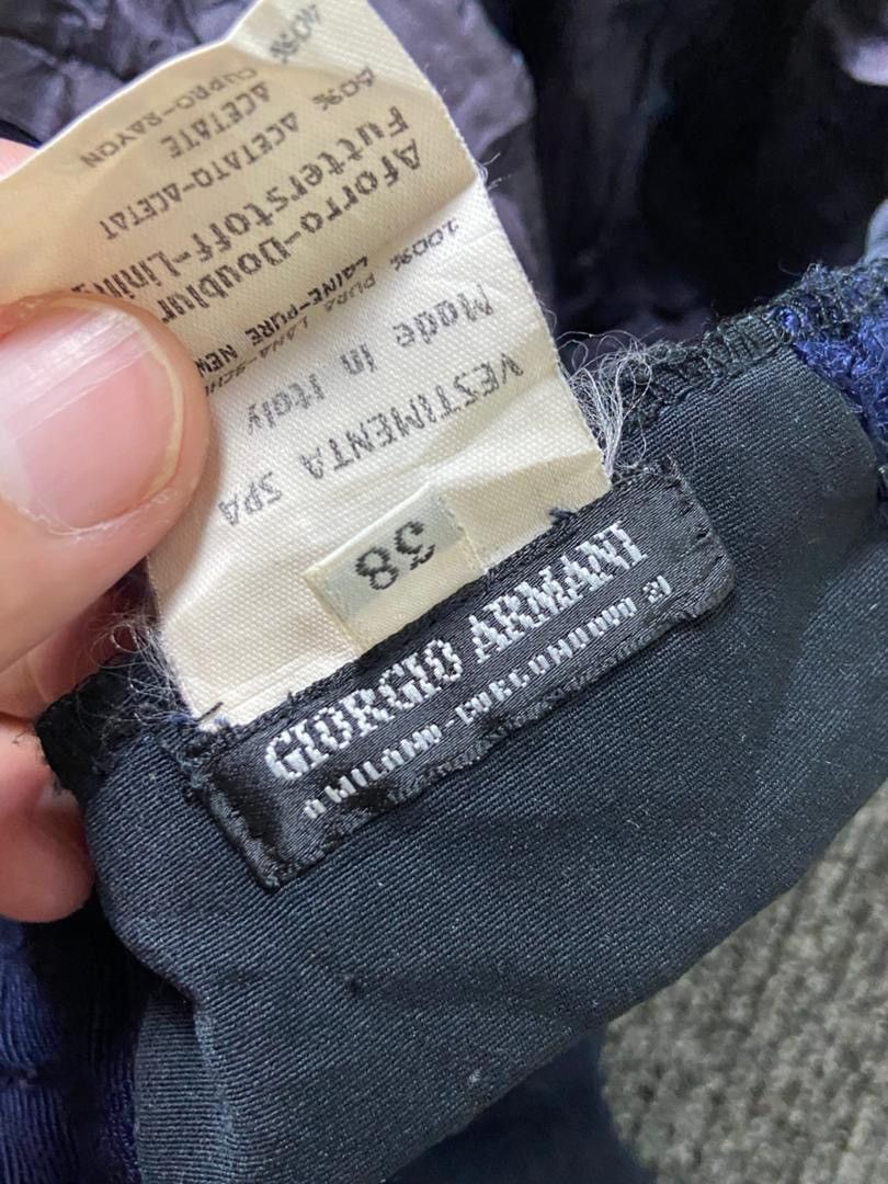 Giorgio Armani Giorgio Armani Relaxed Fit Trousers (198) Size US 27 - 3 Thumbnail
