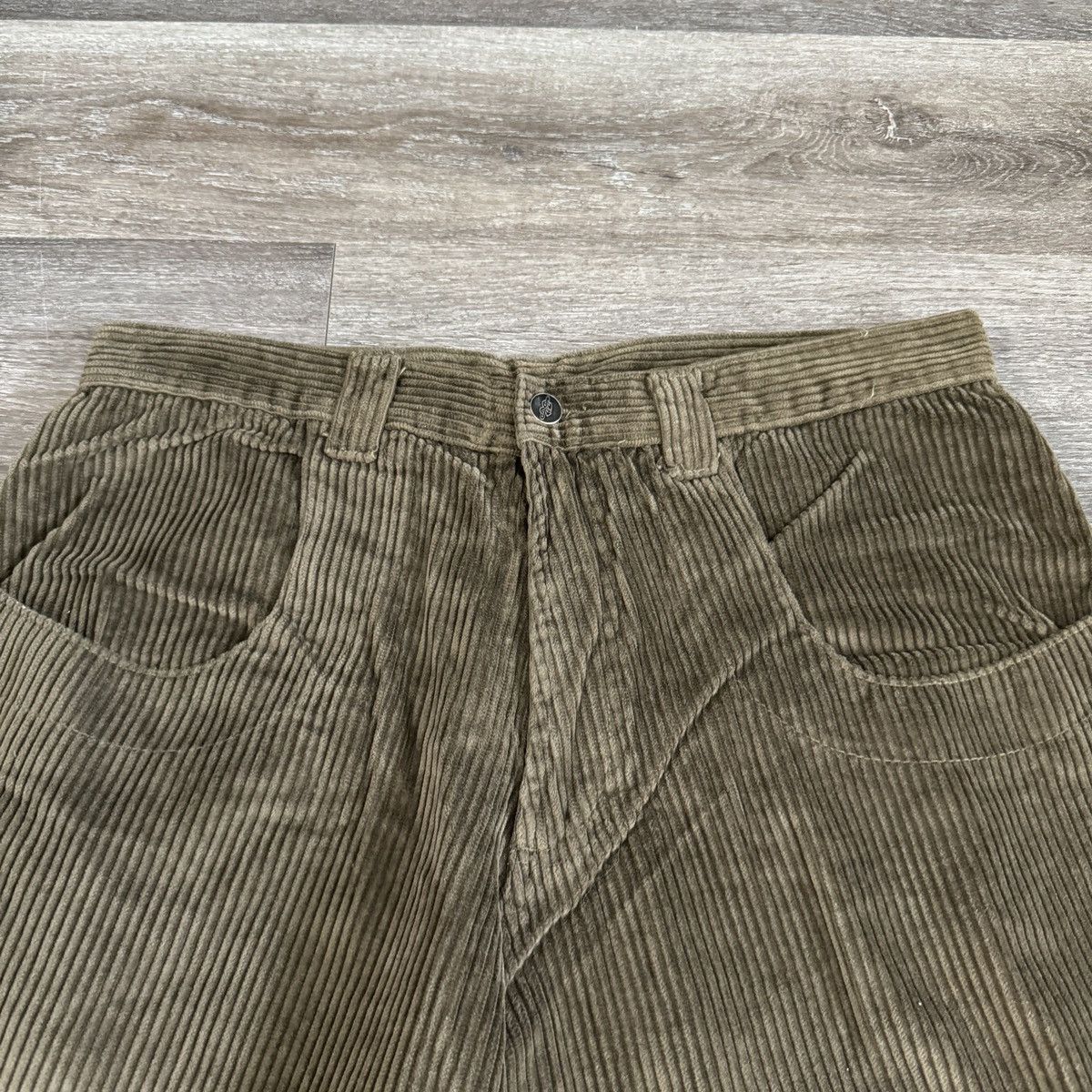 JNCO × Vintage Rare Vintage Y2K Garment stage jumbo corduroy chocolate brow Size US 34 / EU 50 - 4 Thumbnail