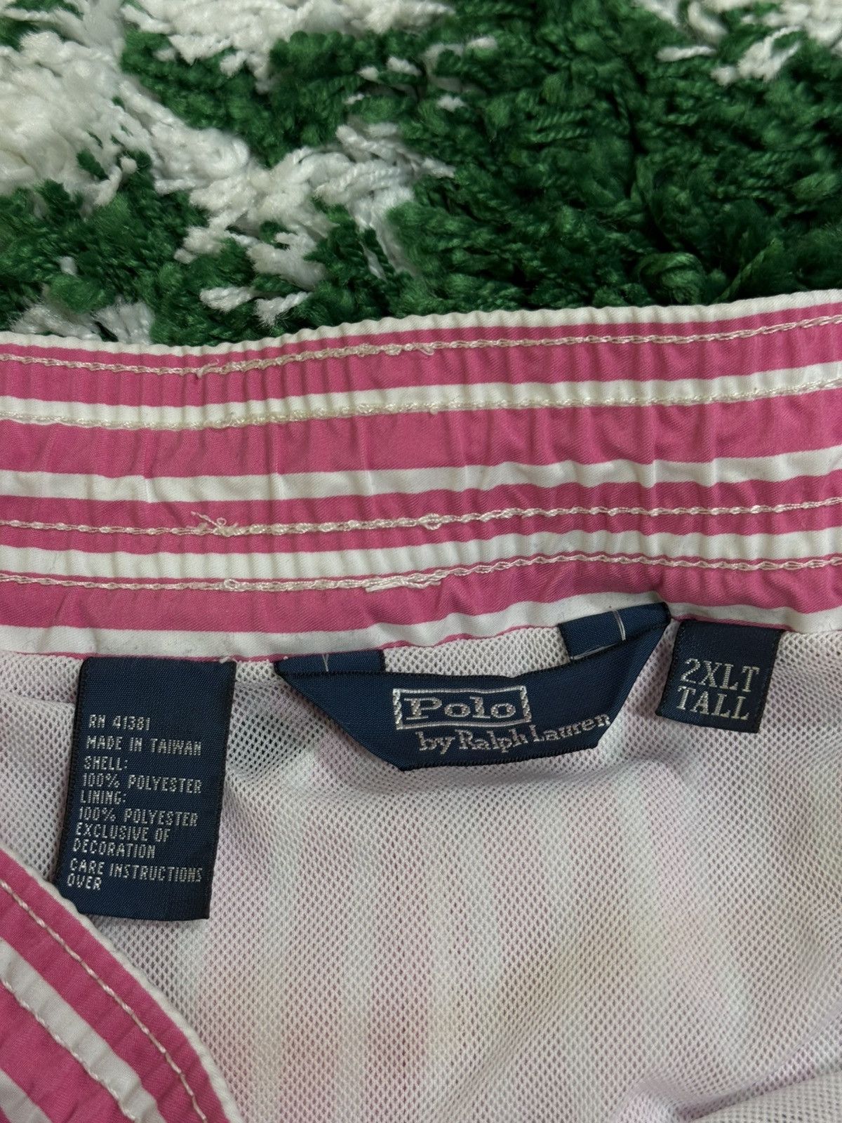 Polo Ralph Lauren Polo Ralph Lauren Pink Striped Logo Shorts Sz. 42 Size US 42 / EU 58 - 4 Thumbnail