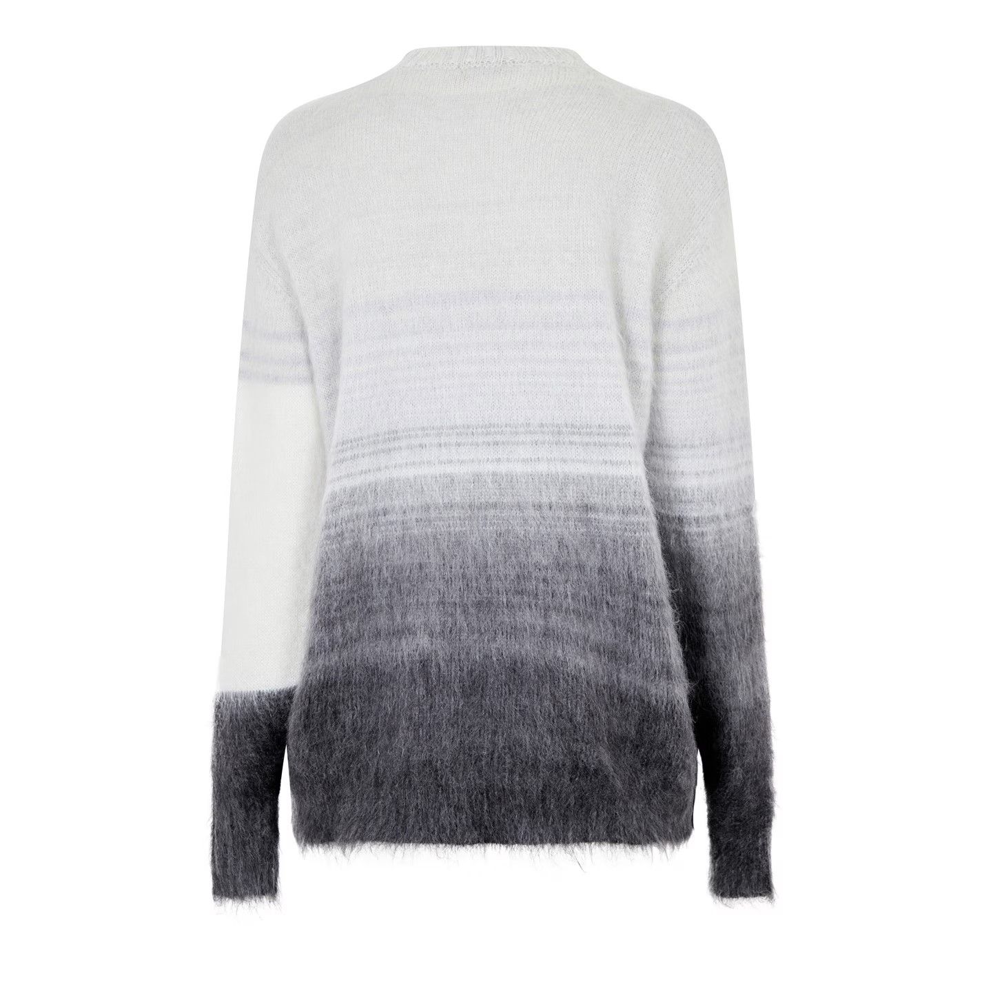 Off-White o1y1225 Logo Crewneck Sweater in Light Gray/Black Size XS / US 0-2 / IT 36-38 - 2 Thumbnail