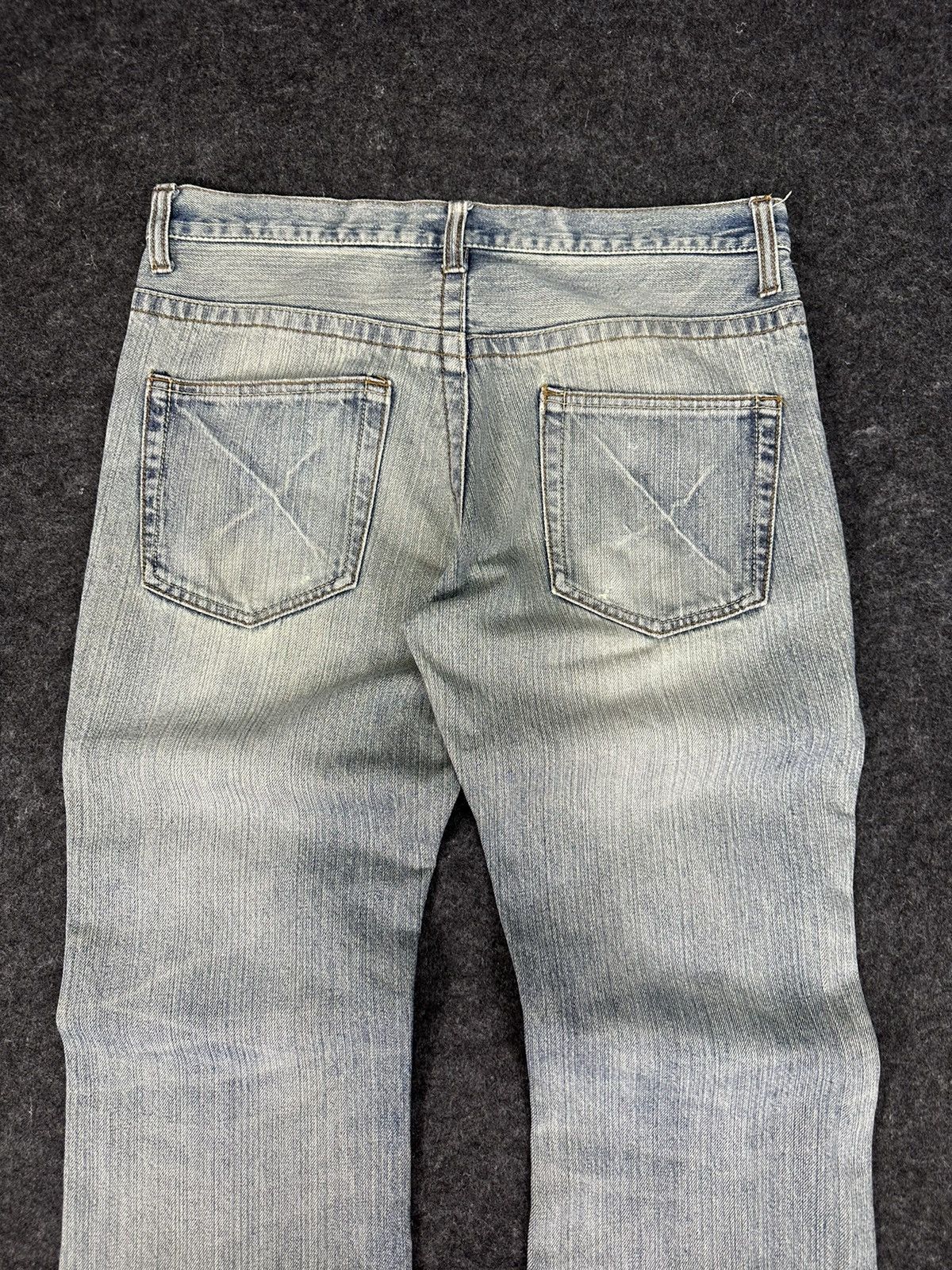 If Six Was Nine Root Three Flare Distressed Vintage Denim 32x33 D730 Size US 32 / EU 48 - 5 Thumbnail