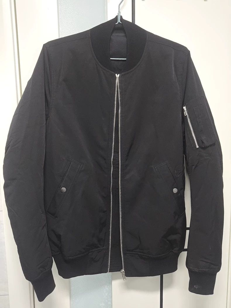 Rick Owens MA-1ジャケット 50 Mサイズ Rick Owens Rick Owens fw22 mainline Velvet Gradient ma-1 Jacket