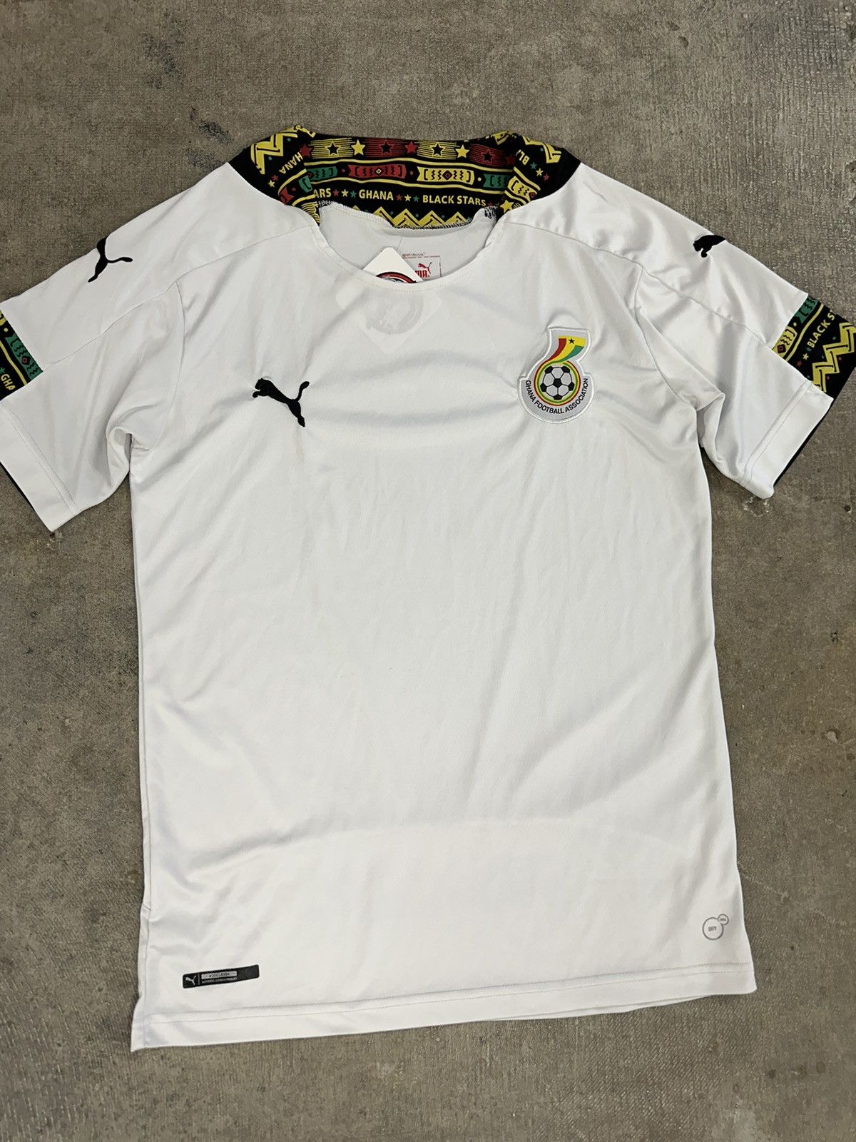 Puma × Vintage Puma 2014 Ghana Soccer Jersey Kit Maglia Home Size M / US 6-8 / IT 42-44 - 3 Thumbnail