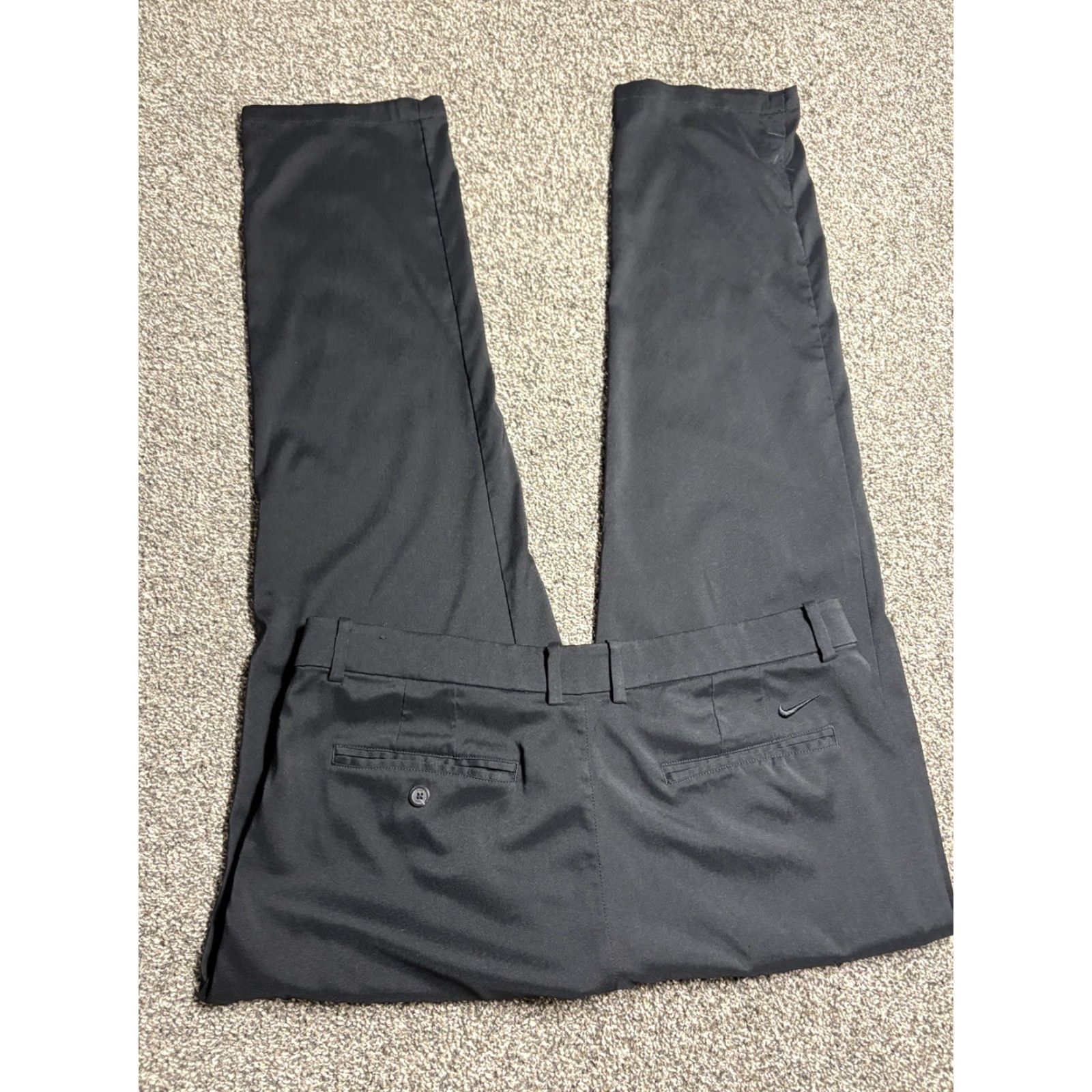 Nike Nike Flex Hybrid Golf Pants Men 36x32 Black Chino Stretch Athletic Pockets Belt Loops Front Flat Front Dri-FIT Size US 36 / EU 52 - 3 Thumbnail