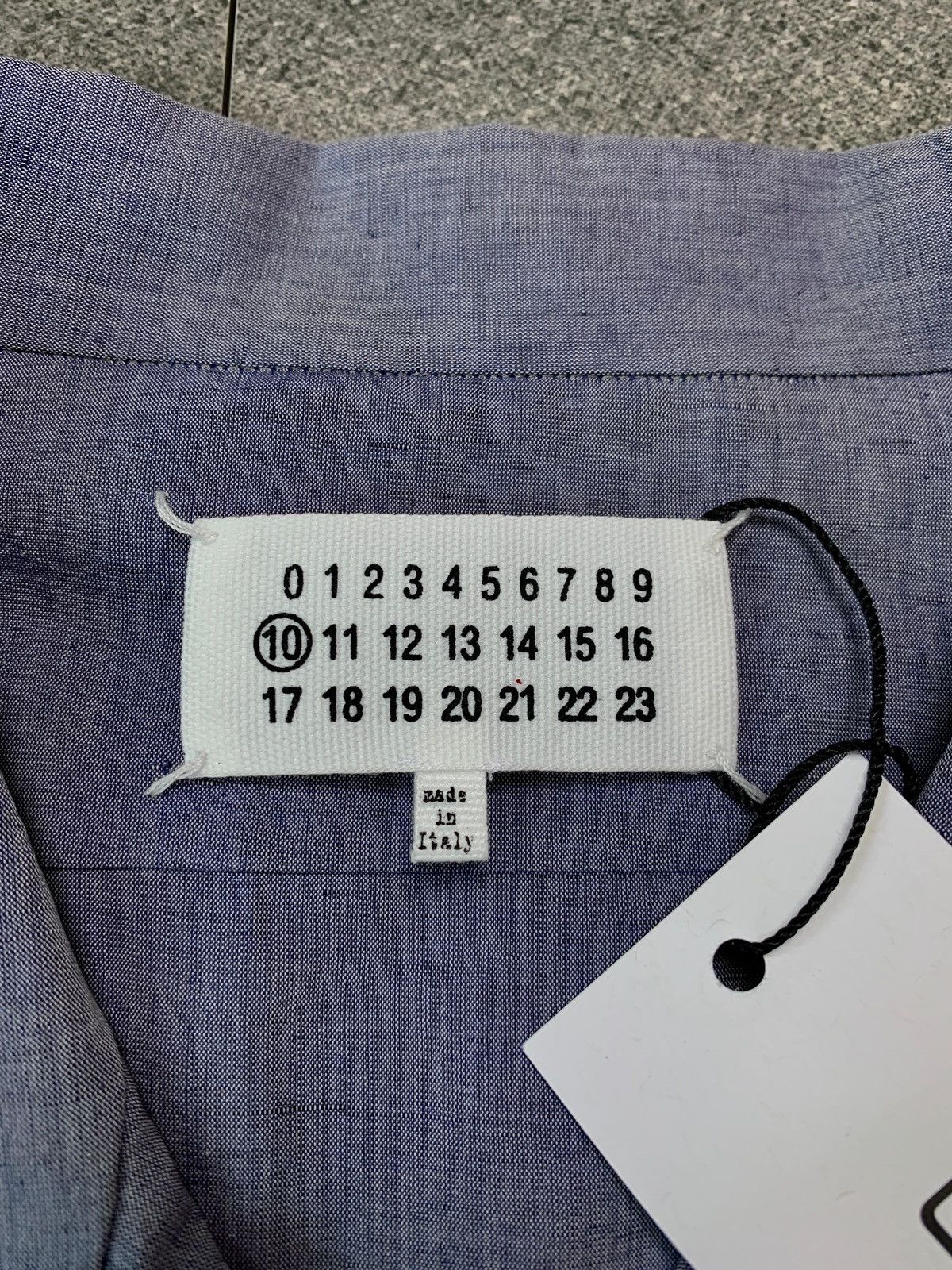 Maison Margiela FREE TAX! BNWT MM Embroidery Linen Blend Camp Collar Shirt Size US M / EU 48-50 / 2 - 8 Thumbnail