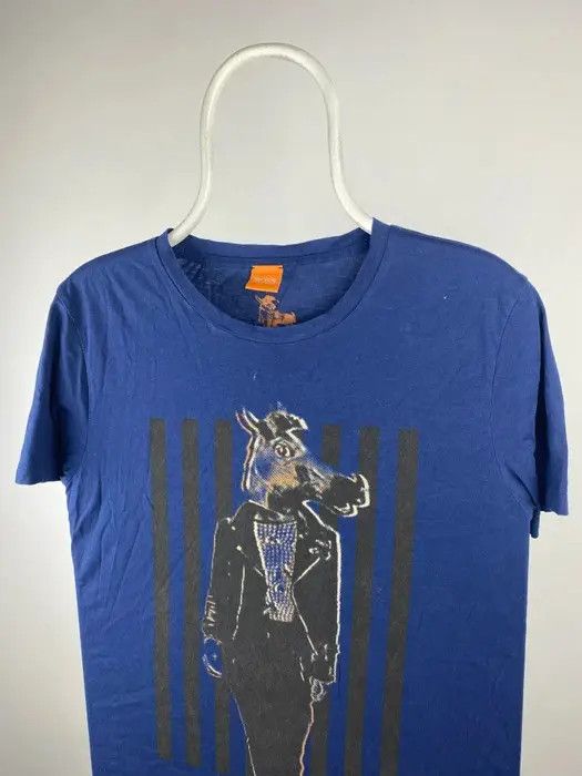 Hugo Boss Hugo boss T-shirt animal smoking size small blue Size US S / EU 44-46 / 1 - 2 Thumbnail