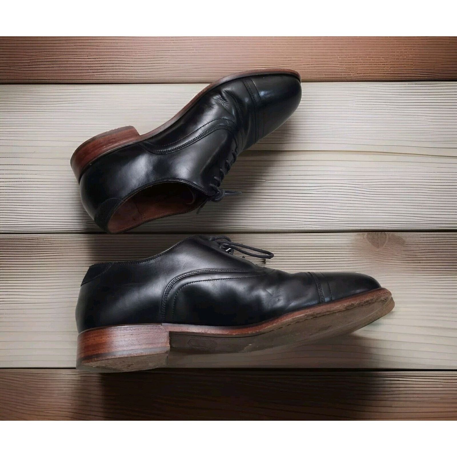 Florsheim Florsheim Duckie Brown Leather Oxford Black Shoe's Size 8D Size US 8 / EU 41 - 3 Thumbnail