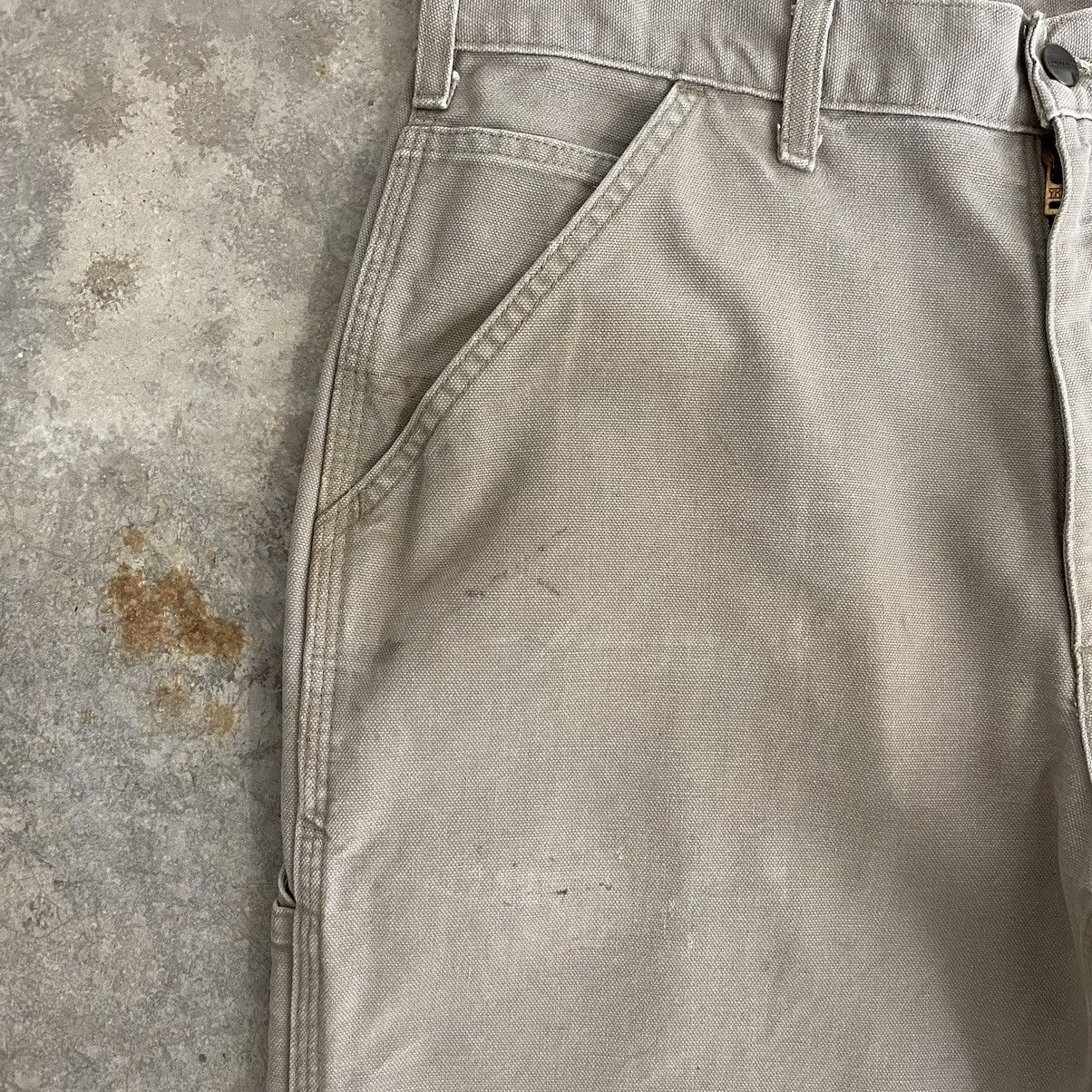 Carhartt × Vintage Vintage Carhartt Desert Grey Carpenter Workwear Pants Size US 33 - 9 Thumbnail