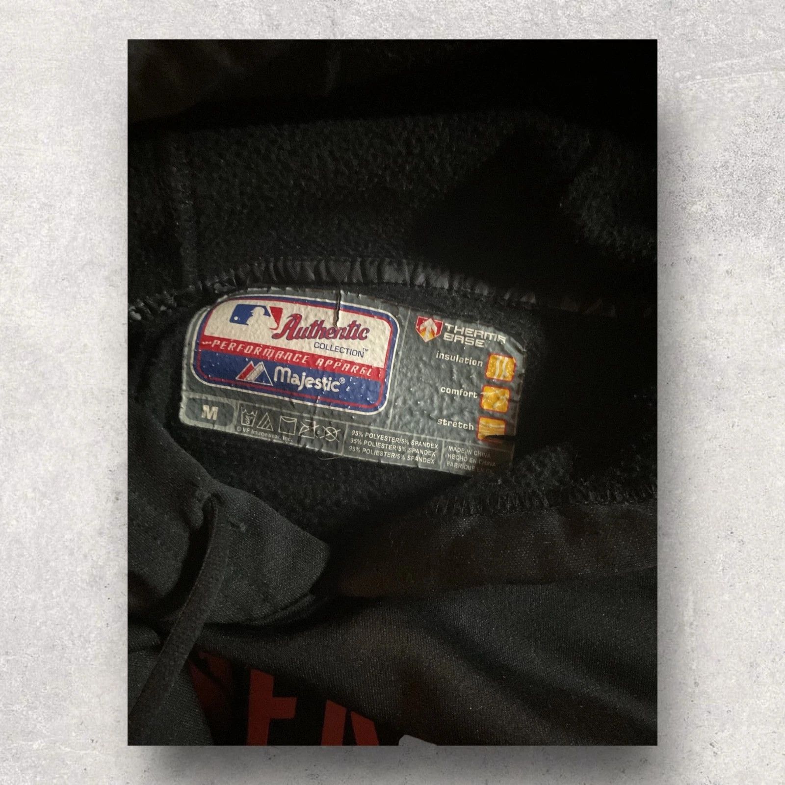 Majestic Authentic Majestic Men's Hoodie Black San Francisco Giants M Size US M / EU 48-50 / 2 - 2 Thumbnail