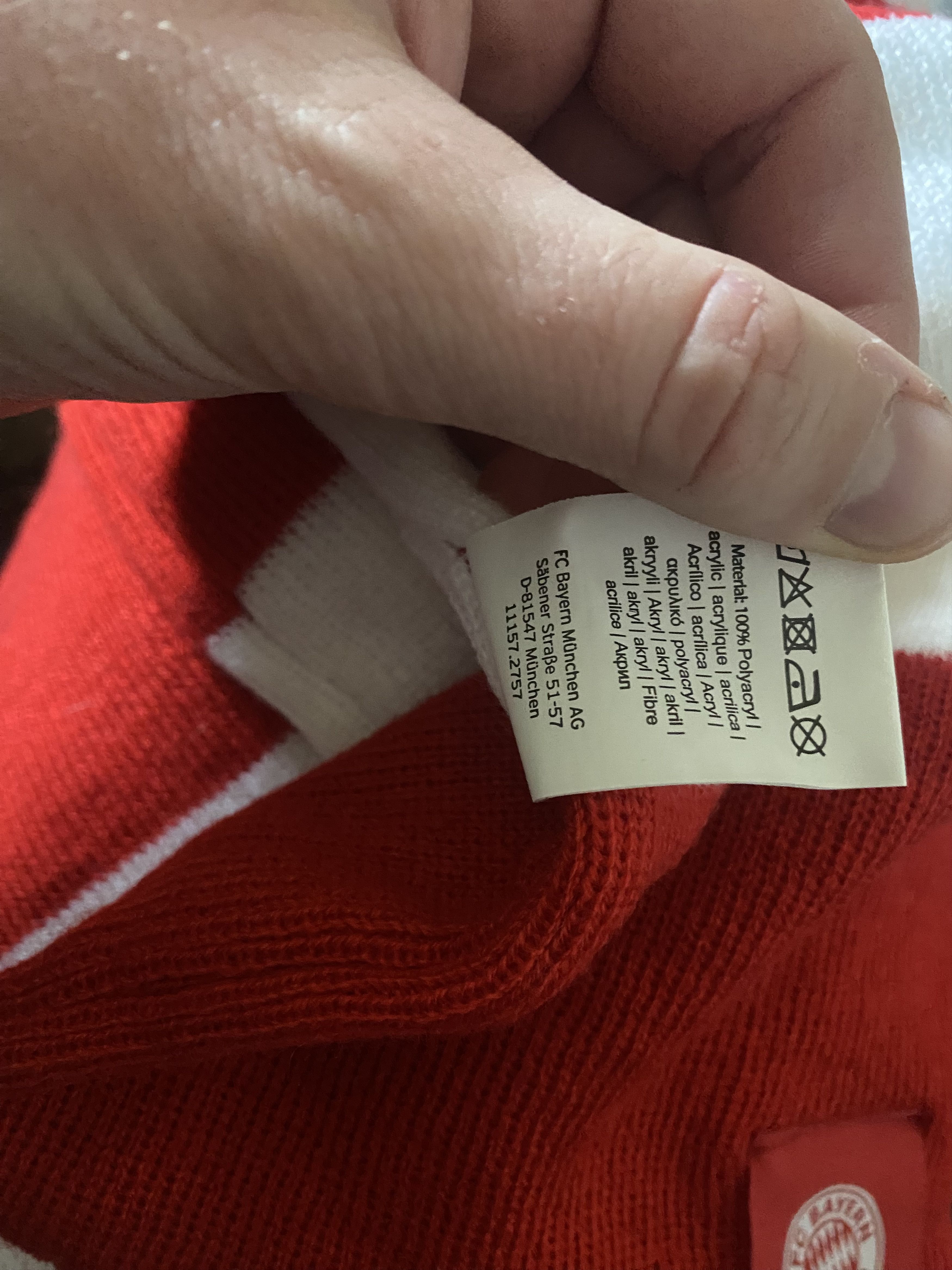 Other BAYERN MUNICH F.C. Unique Football Scarf - SPECIAL OFFER Size ONE SIZE - 3 Thumbnail
