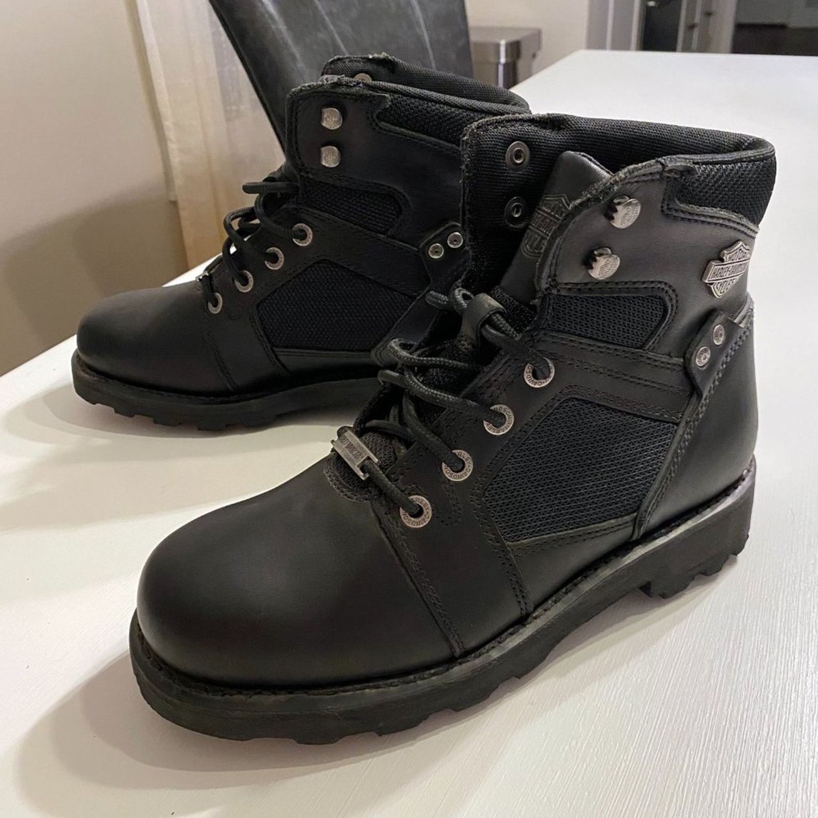 Harley Davidson Women's Radboure Harley Davidson Boots Size 9.5 Model D87108 Size US 9.5 / IT 39.5 - 2 Thumbnail