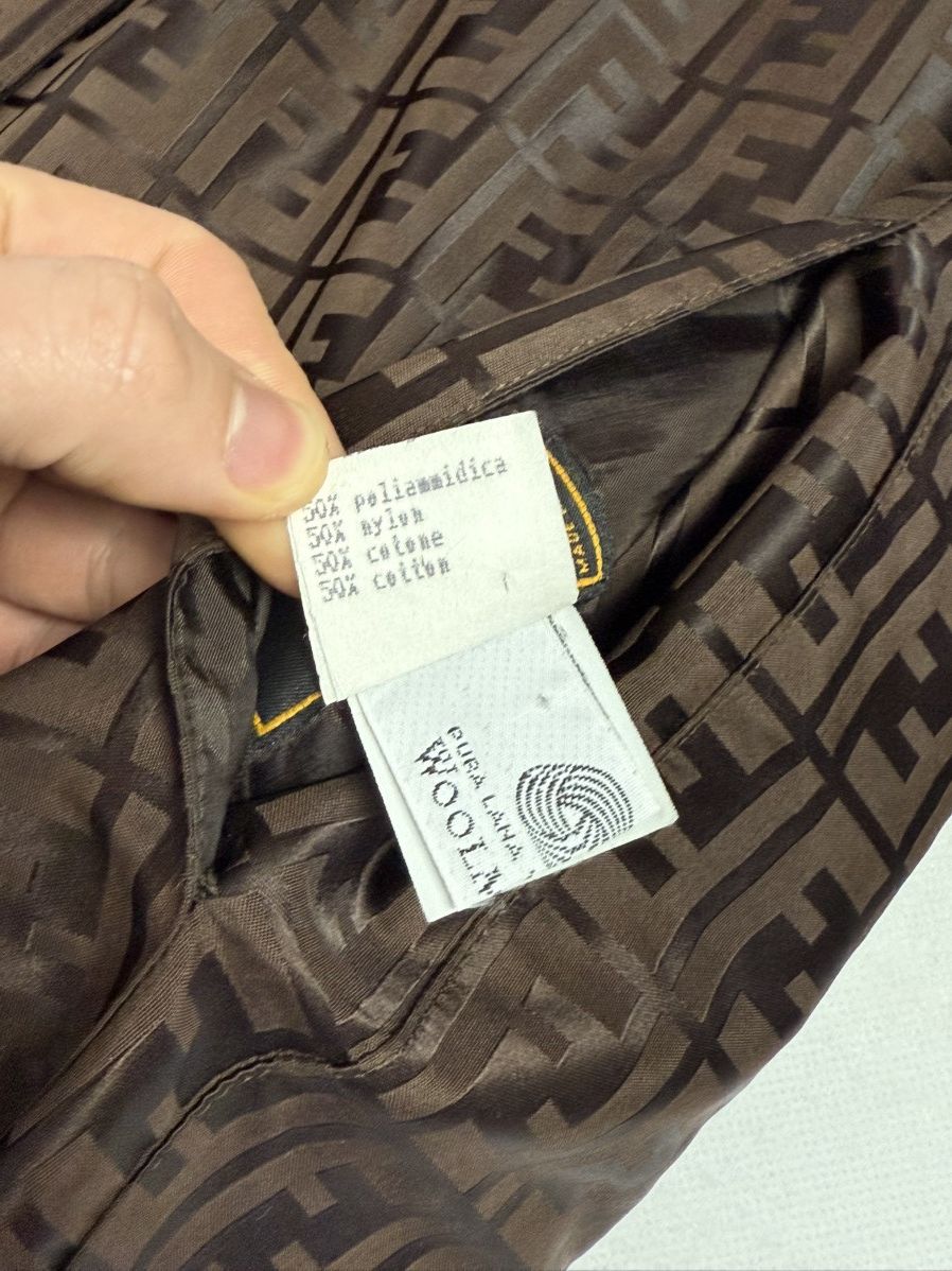 Fendi × Vintage Fendi monogram trench coat jacket vintage bilateral Size US S / EU 44-46 / 1 - 10 Thumbnail