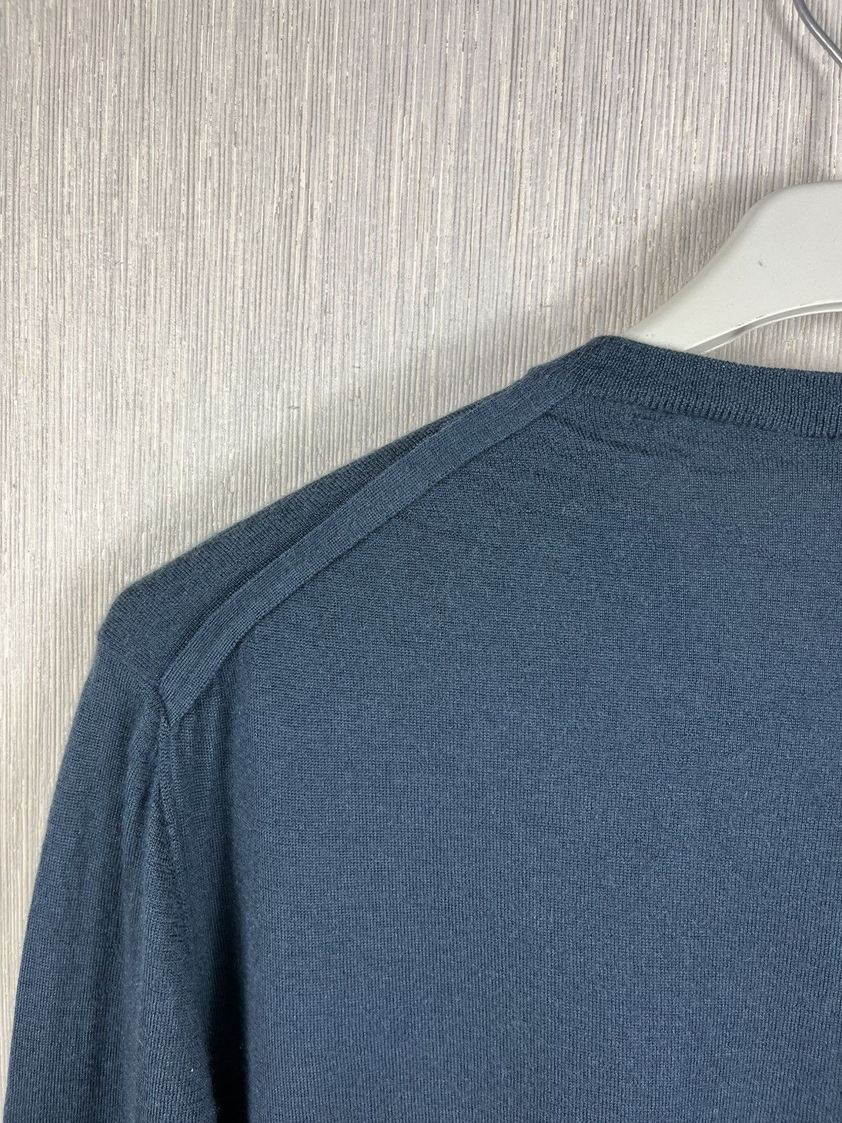 Lanvin × Vintage Vintage Lanvin 100% cashmere v-neck sweater Italian Size US L / EU 52-54 / 3 - 17 Thumbnail