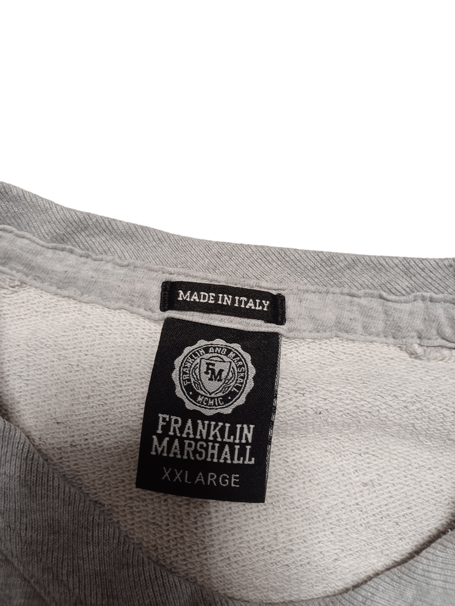 Franklin & Marshall FRANKLIN&MARSHALL MADE IN ITALY BIGLOGO EMBROIDERD SWEATSHRT Size US XXL / EU 58 / 5 - 4 Thumbnail