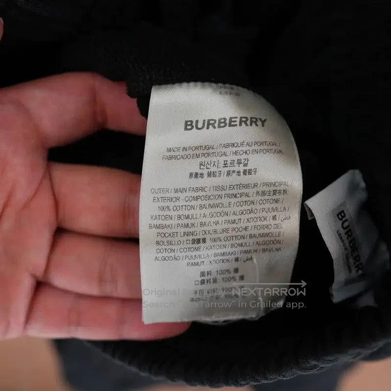 Burberry Burberry Black Embroidered Men's Shorts. Size US 26 / EU 42 - 5 Thumbnail