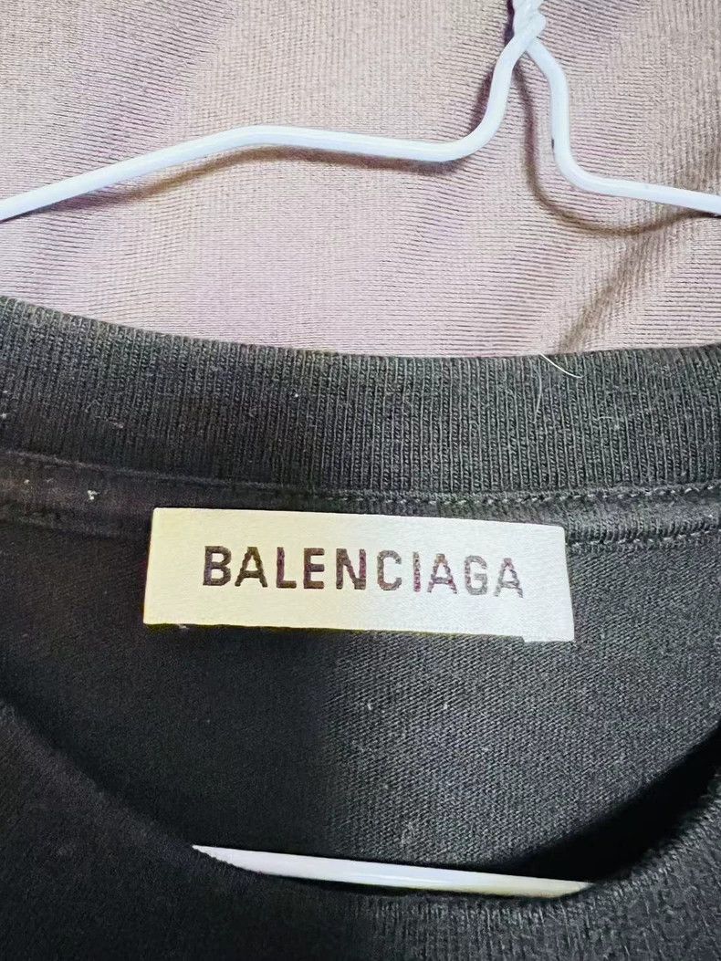 Balenciaga Balenciaga Black Eco-Friendly Short Sleeve T-Shirt Size US M / EU 48-50 / 2 - 4 Thumbnail