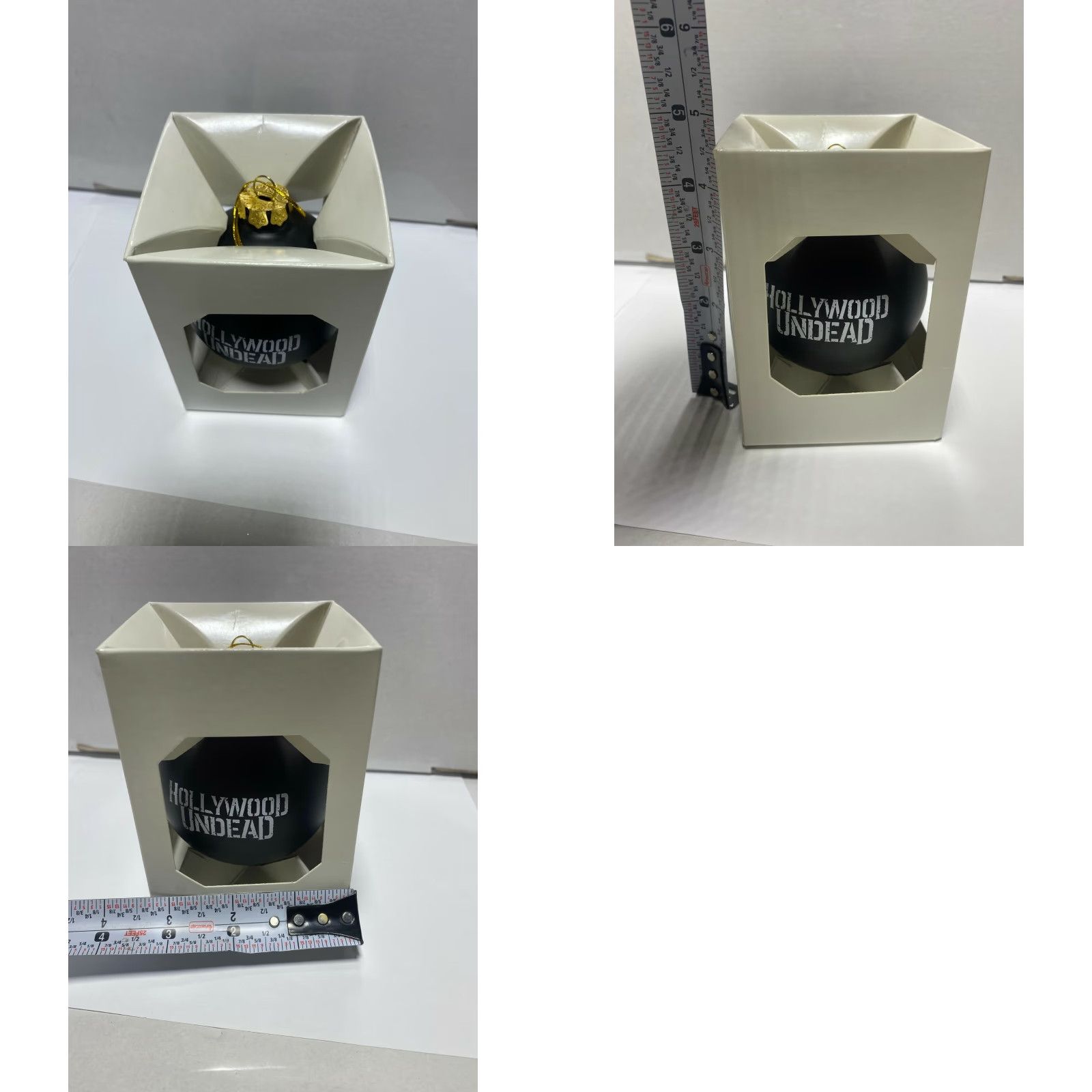 Vintage VINTAGE Hollywood Undead Christmas Ornament Dove Grenade 3 Inch Black LIMITED Official Mens Size ONE SIZE - 8 Thumbnail