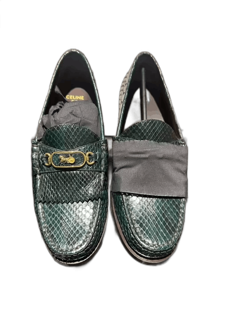 CELINE snakeskin loafers-zp