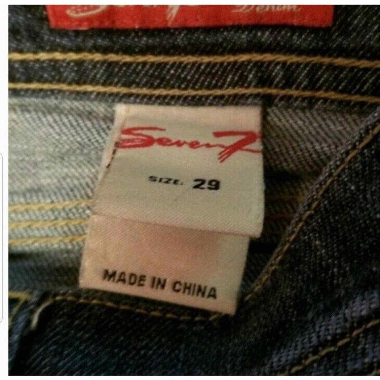 Seven 7 Seven 7 8 Jean Capris 29 Blue Roll Up Denim Pants Slacks Size ONE SIZE - 5 Thumbnail