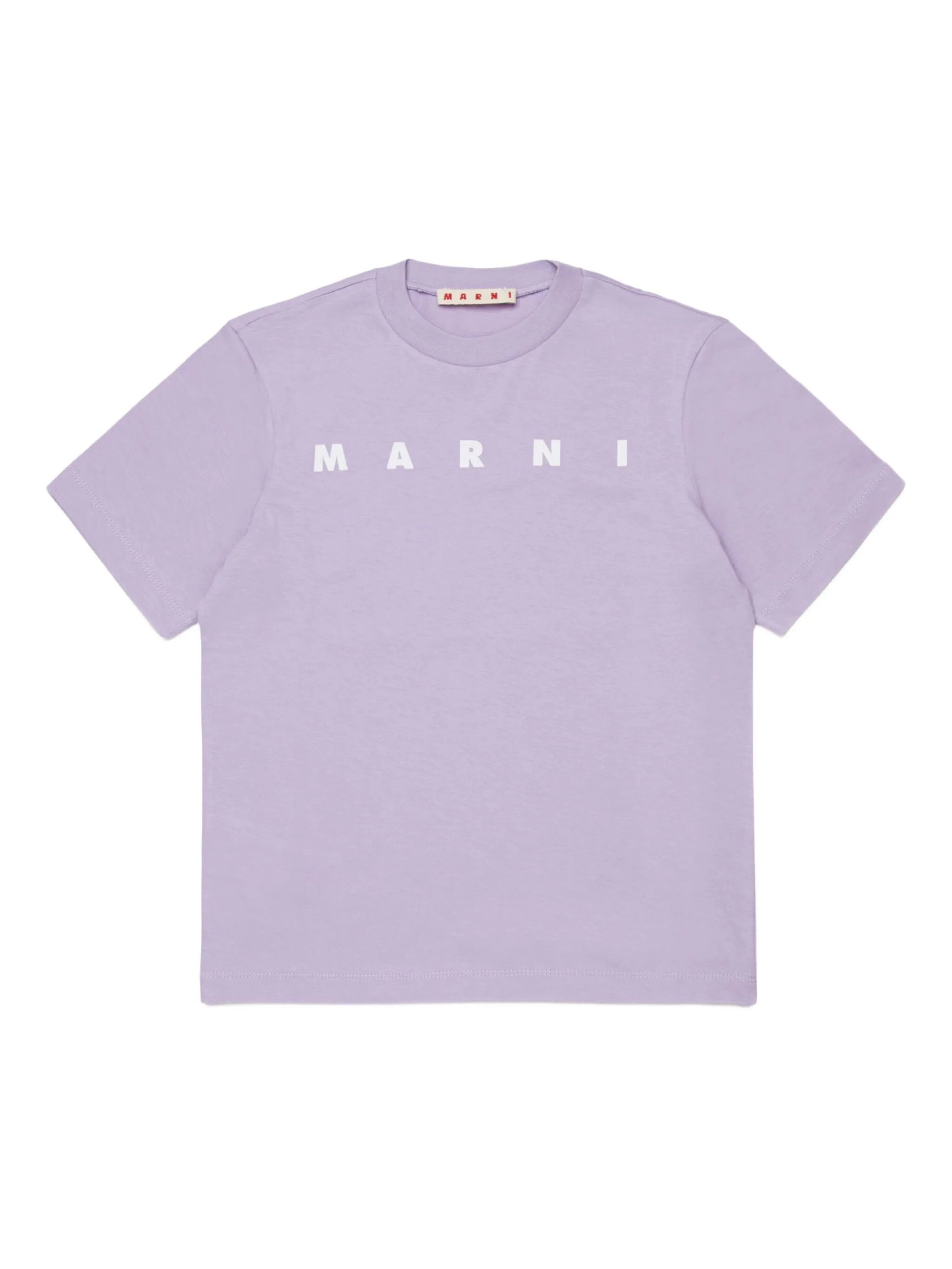 Marni o1f1d3z1125 Size: KIDS 2 / Logo-Print T-Shirt in Lilac Size US XXS / EU 40 - 1 Thumbnail