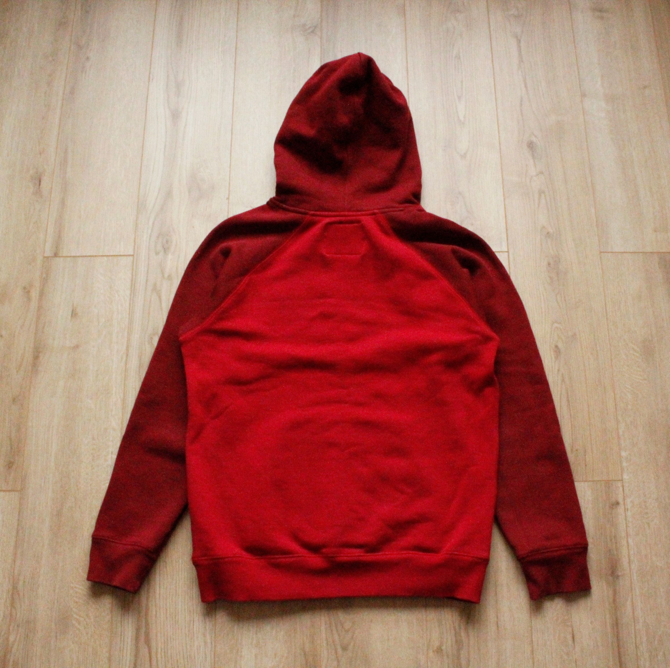 Acne Studios Acne Studios Bla Konst Logo Two Tone Red Hoodie Size US M / EU 48-50 / 2 - 5 Thumbnail