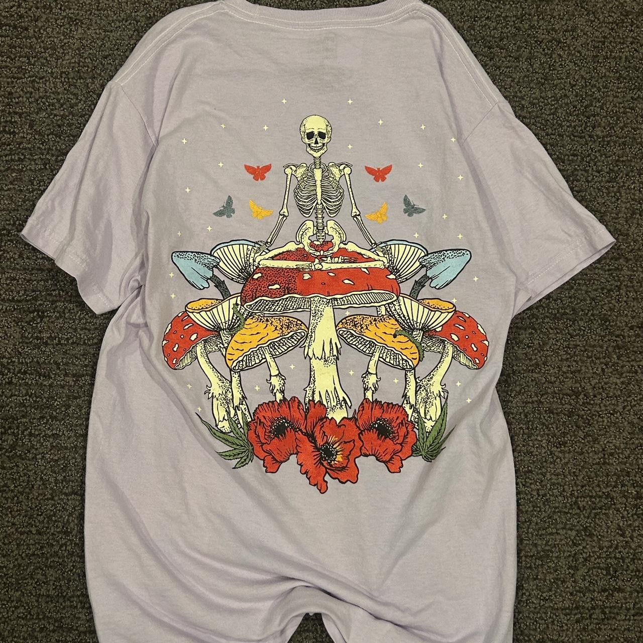 Other Pink mushroom and skeleton t-shirt #goth Size US S / EU 44-46 / 1 - 1 Thumbnail