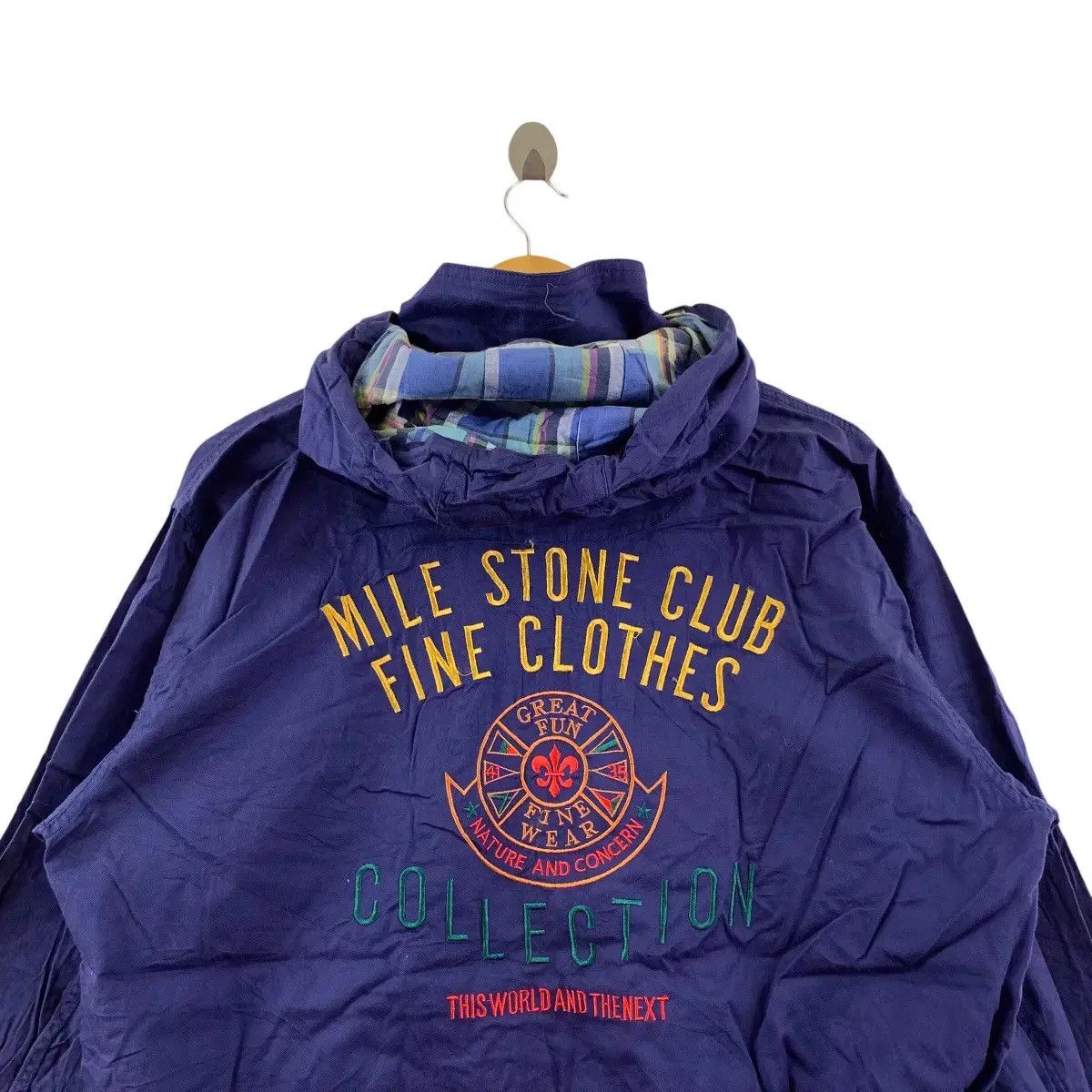 Milestone Vintage MILE STONE CLUB Embroidered Outdoor Jacket Size L / US 10 / IT 46 - 5 Thumbnail