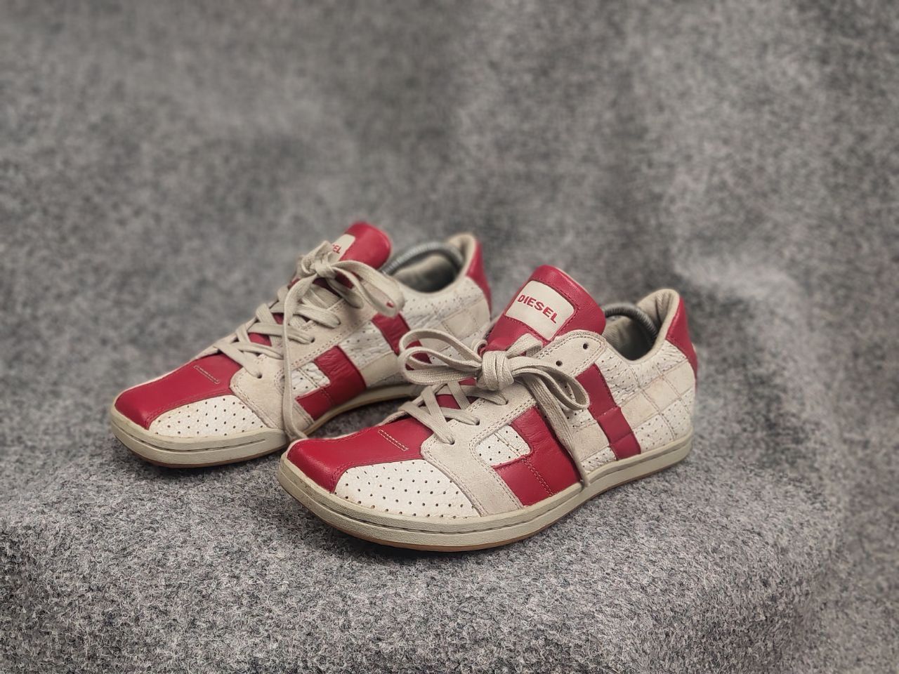 Diesel Vintage Diesel Clarita Y2K Leather square toe Sneakers Size US 9 / IT 39 - 9 Thumbnail