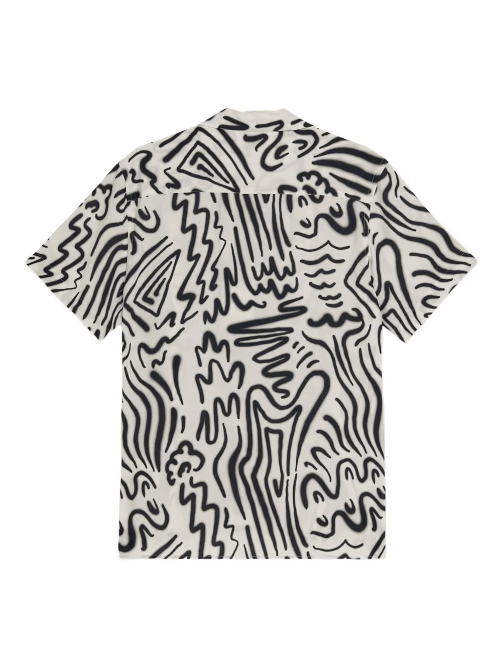 Other Men’s Black Printed Camp Shirt – Short-Sleeve Button-Up Size US M / EU 48-50 / 2 - 2 Thumbnail