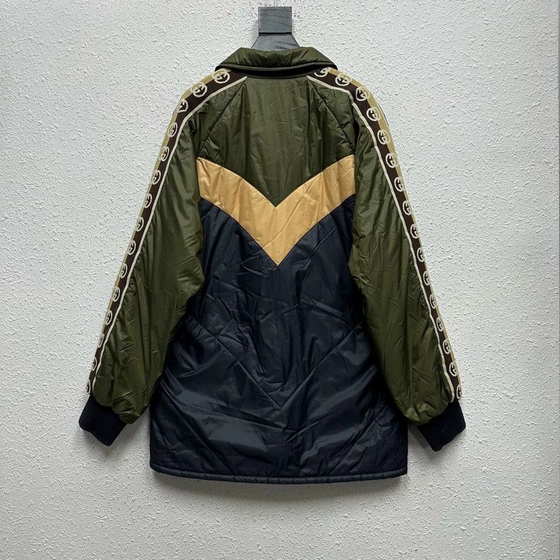 Gucci Gucci Side sleeve double G string label zipper cotton jacke Size US M / EU 48-50 / 2 - 2 Thumbnail