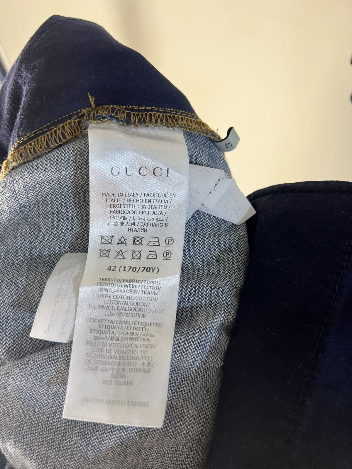 Gucci Gucci Wide Leg Flare Jeans Women’s Luxury Size 28" / US 6 / IT 42 - 10 Thumbnail