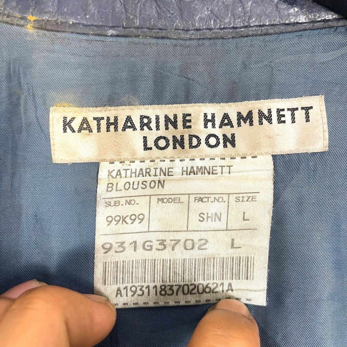 Katharine Hamnett London Vintage Katherine Hamnett London Leather Jacket Double Colar Size US S / EU 44-46 / 1 - 12 Thumbnail