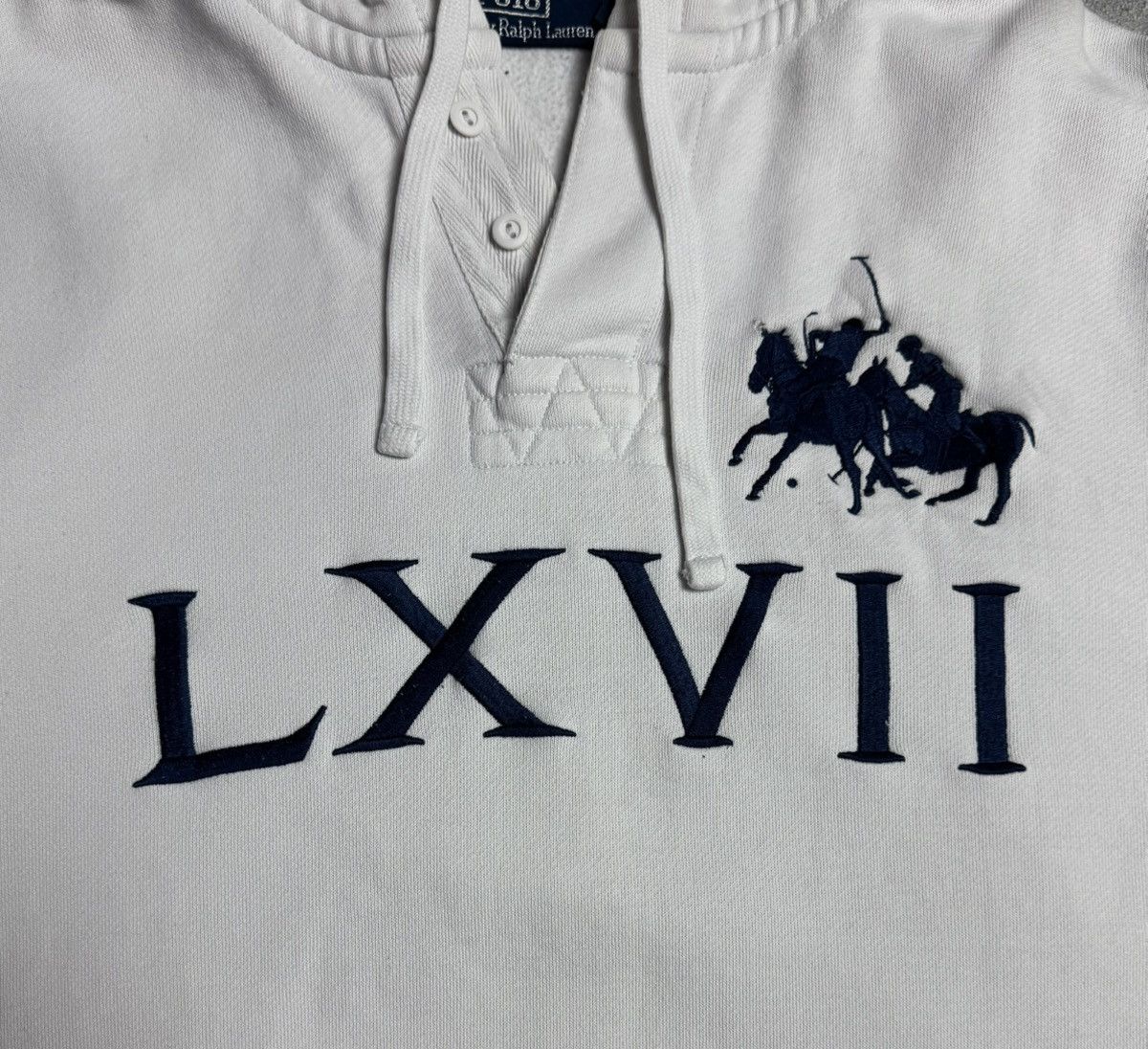 Polo Ralph Lauren Polo Ralph Lauren VXVII #3 Big Pony Hoodie Rugby Size US XL / EU 56 / 4 - 7 Thumbnail