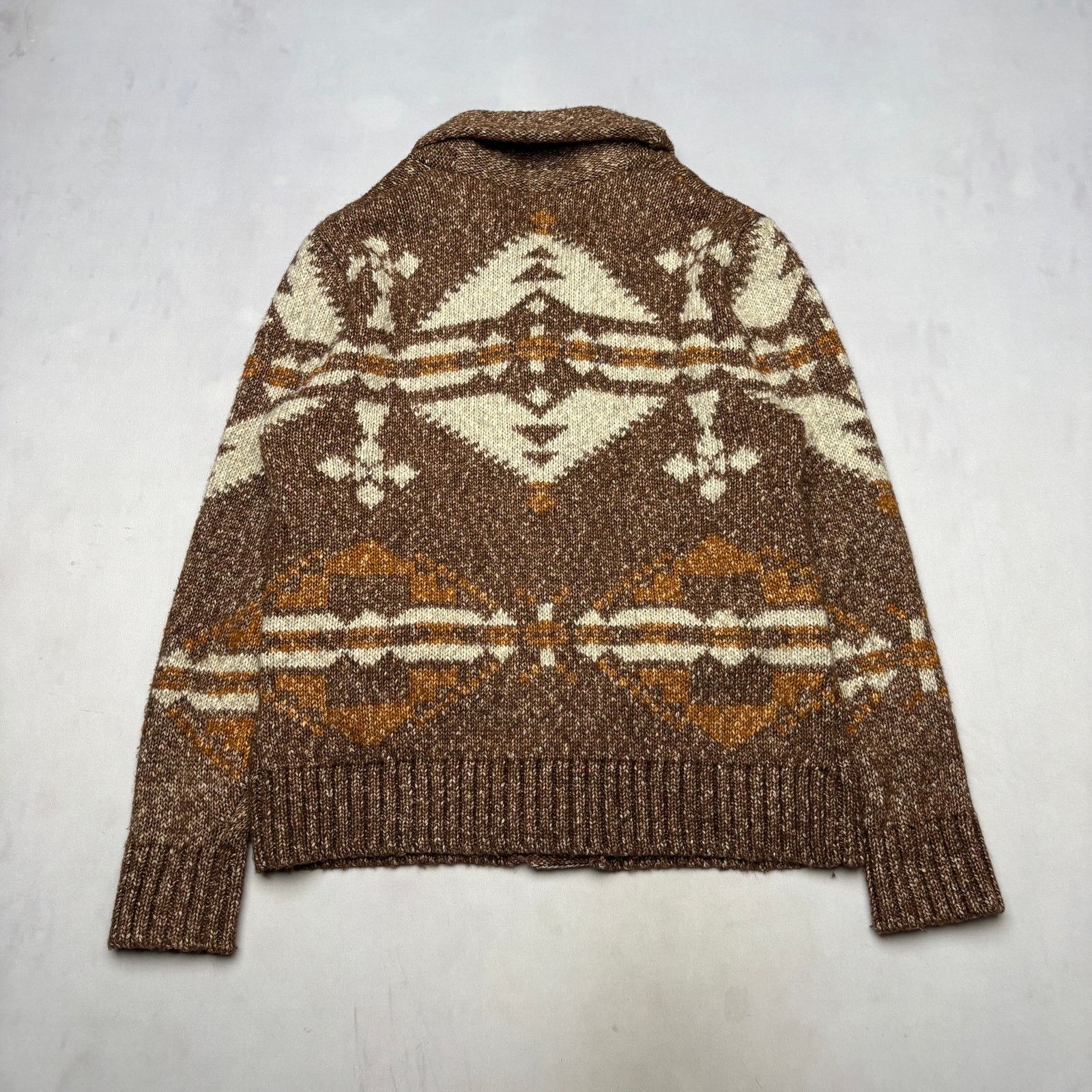 Schott Schott The Motif Yak Wool Cardigan Sweater Men's M Southwest Size US M / EU 48-50 / 2 - 3 Thumbnail