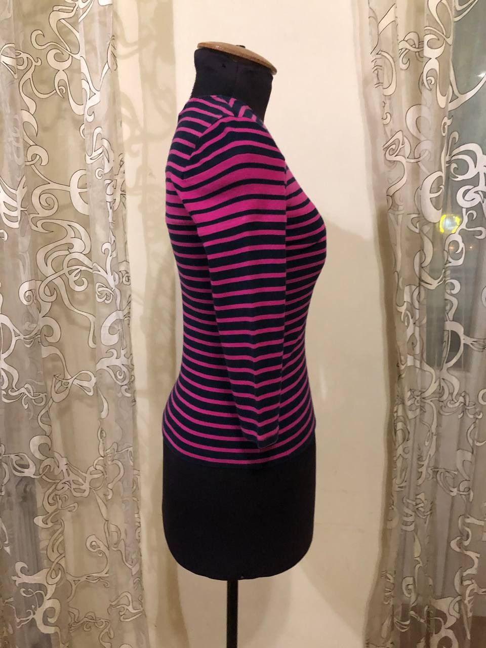 Polo Ralph Lauren Lauren Ralph Lauren Petite Striped Sweater Green tag Size XS / US 0-2 / IT 36-38 - 7 Thumbnail