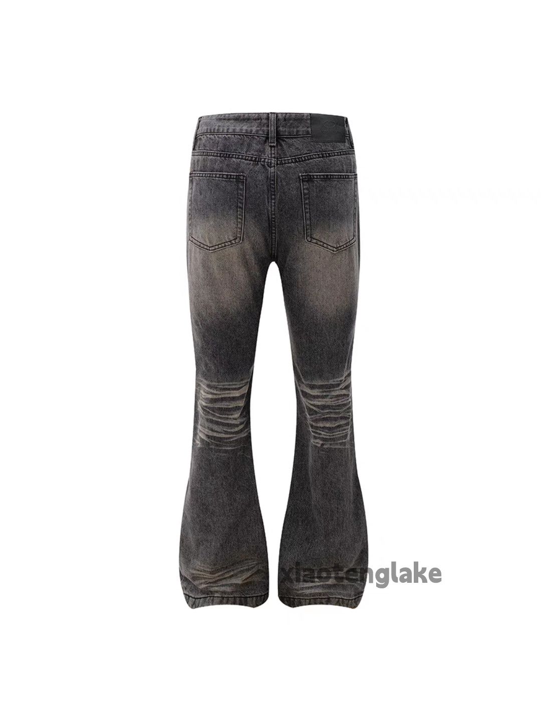 Jean × Vintage washed faded punk grunge bootcut yuppie flared jeans Size US 30 / EU 46 - 7 Thumbnail