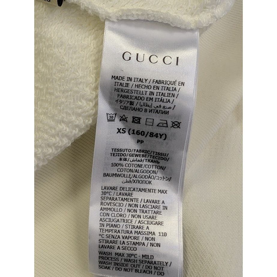 Adidas × Gucci o1rshd1 Hoodie in White Size US XS / EU 42 / 0 - 16 Thumbnail
