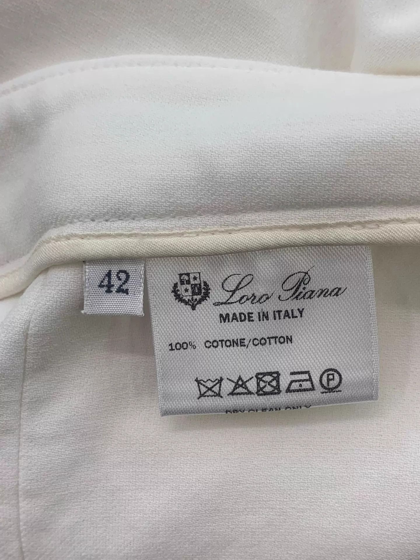 Loro Piana LoroPiana LP White Pants Size 42 New Size US 26 / EU 42 - 5 Thumbnail
