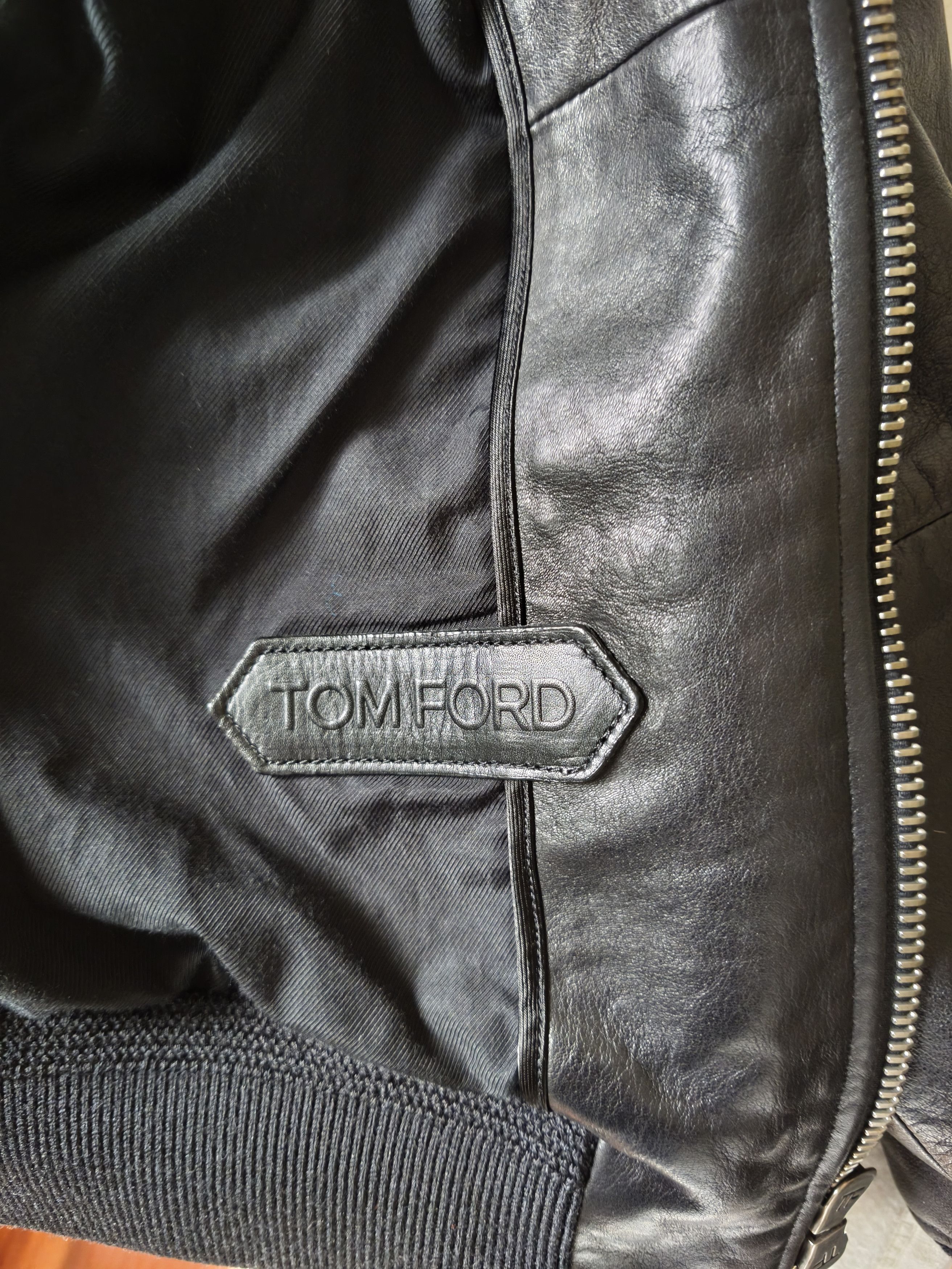 Tom Ford Tom Ford Leather Jacket Size US M / EU 48-50 / 2 - 7 Thumbnail