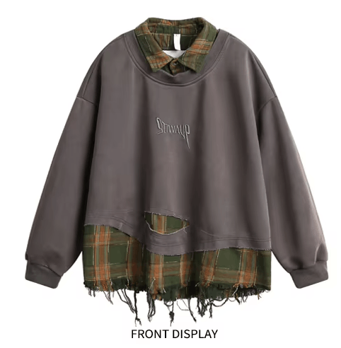 Japanese Brand × Vintage "Sowper-L" Patchwork Pullover Size US L / EU 52-54 / 3 - 1 Thumbnail