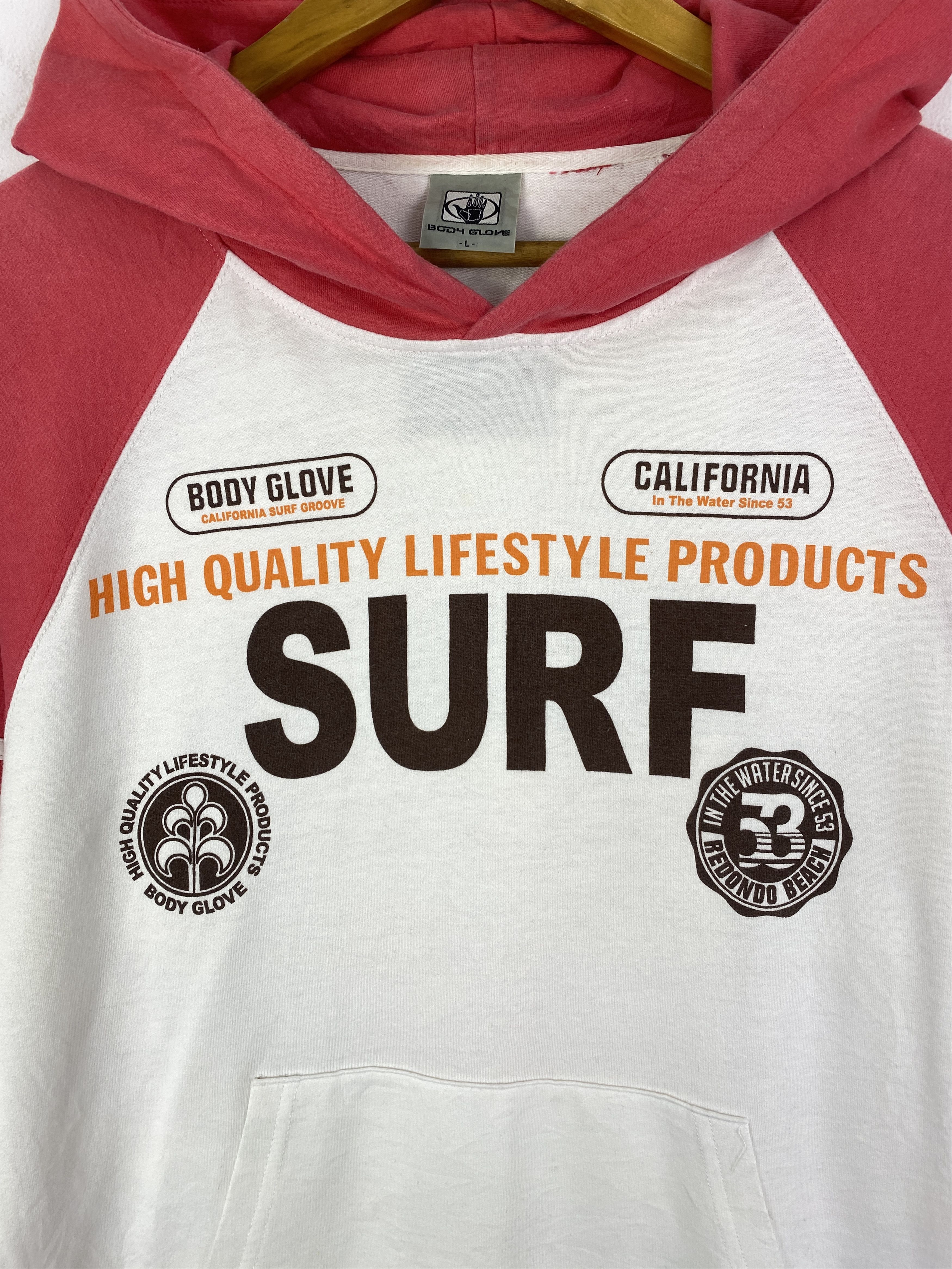 Body Glove Vintage Body Glove Surf Pullover Hoodie SH0237 Size US L / EU 52-54 / 3 - 6 Thumbnail