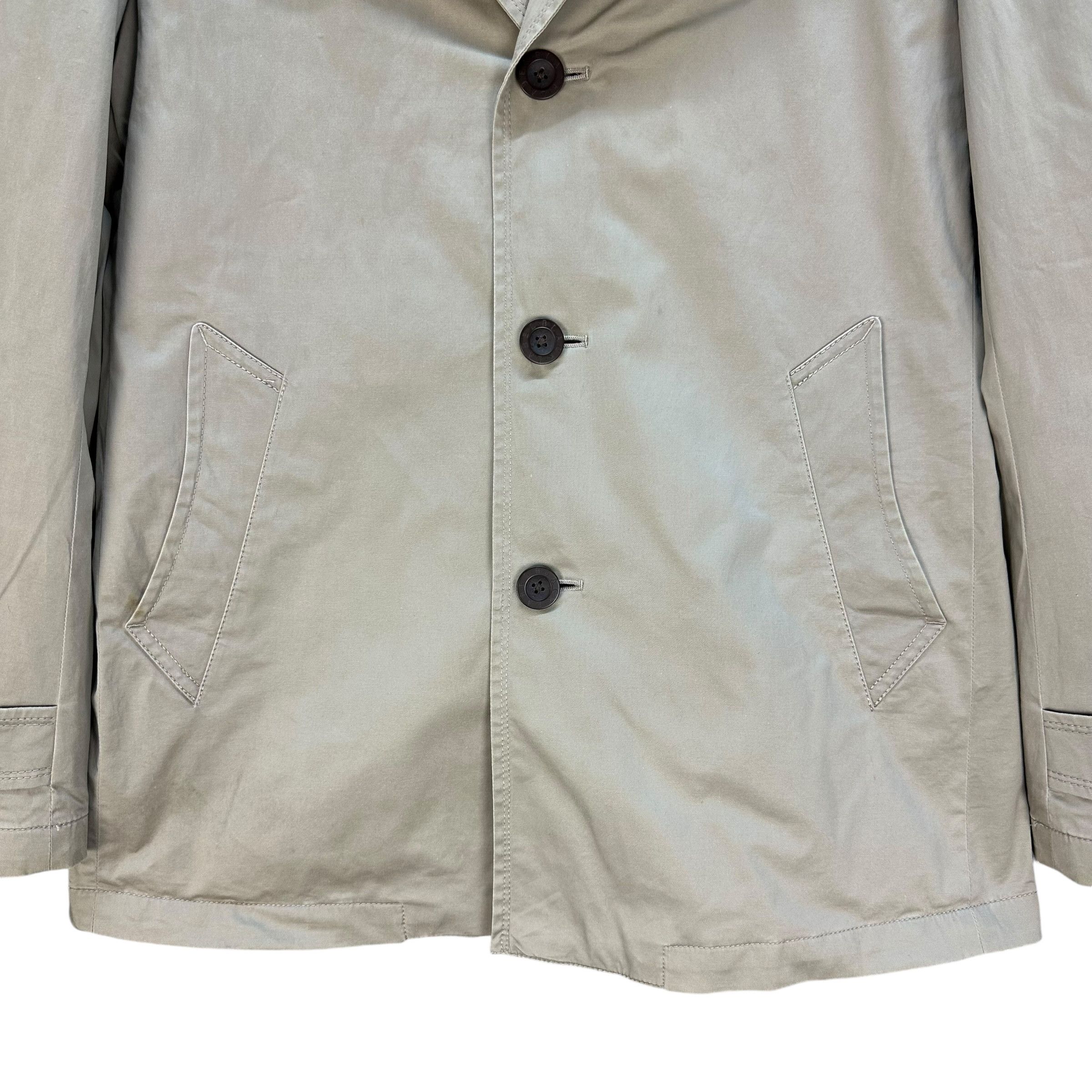 Burberry BURBERRY Embroidery Small Logo Coat Jacket #1508-A62 Size L / US 10 / IT 46 - 3 Thumbnail